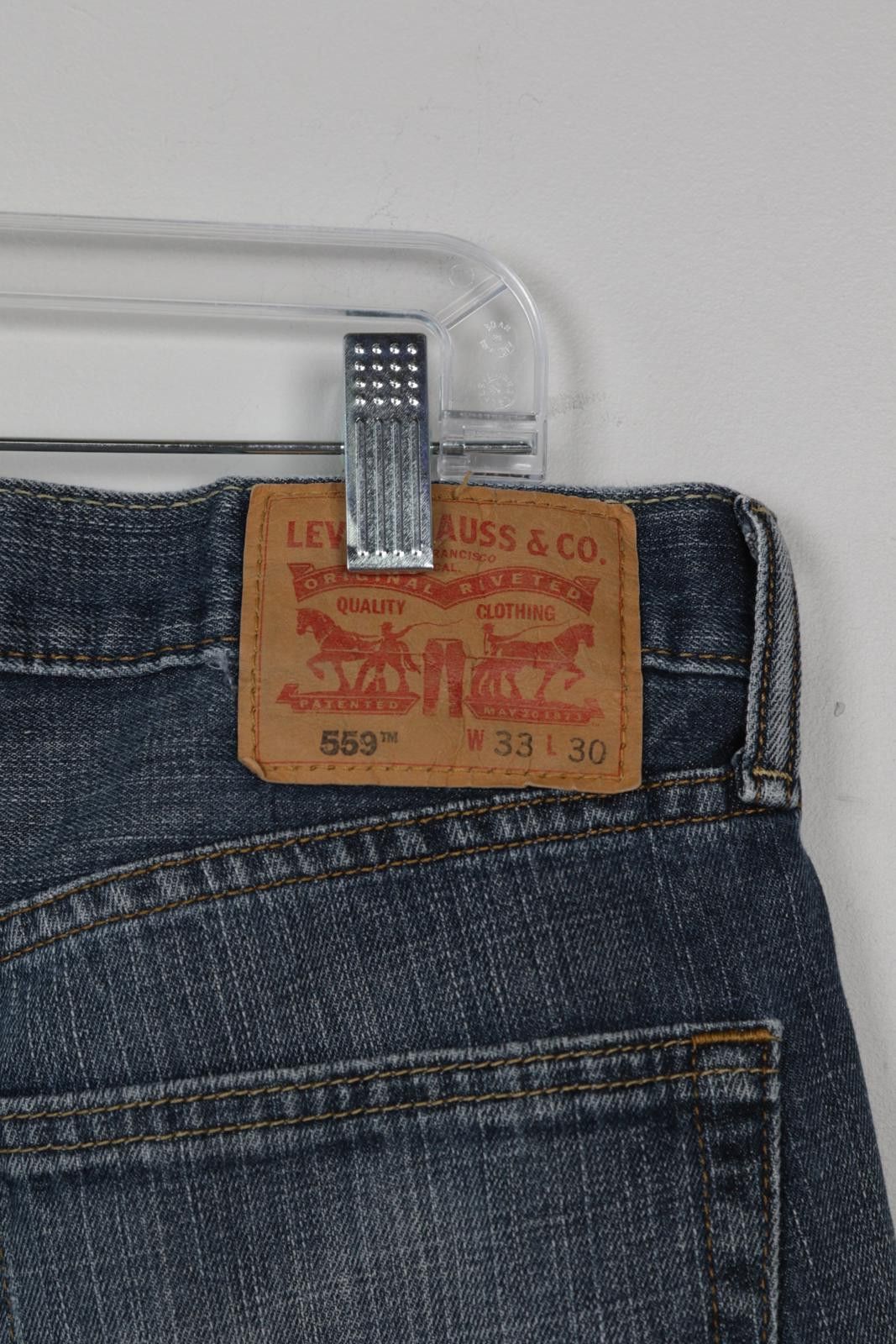 Levi's 00's Levi's 559 Distressed Hem Straight-Leg Jeans Size US 33 - 5 Thumbnail