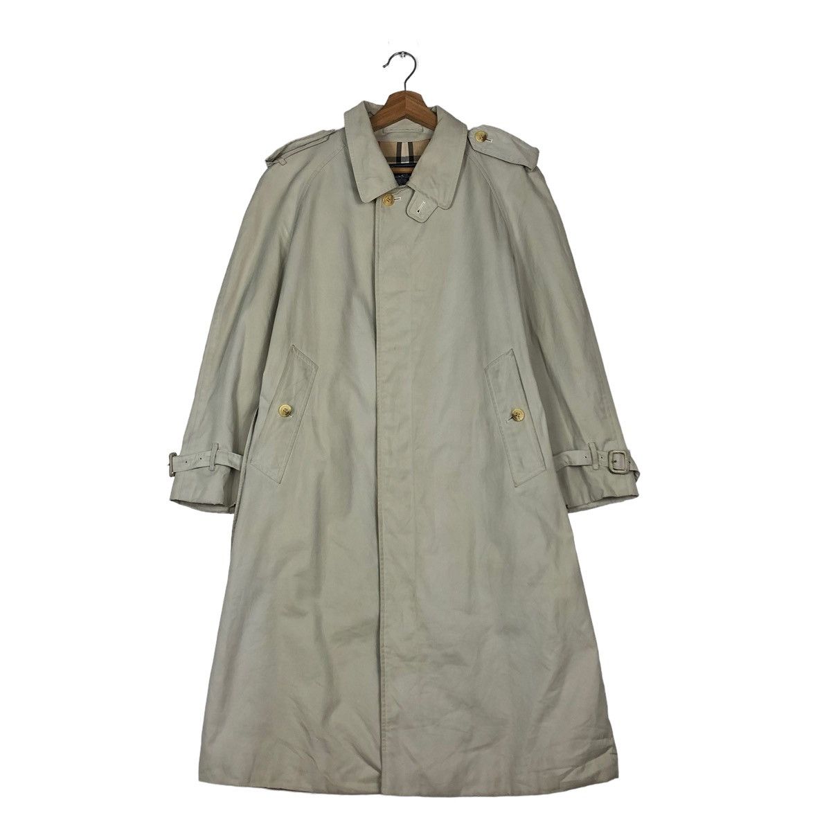 Burberry 🔥Vintage Trench Coats Burberrys Nova Check Lining Size US M / EU 48-50 / 2 - 5 Thumbnail