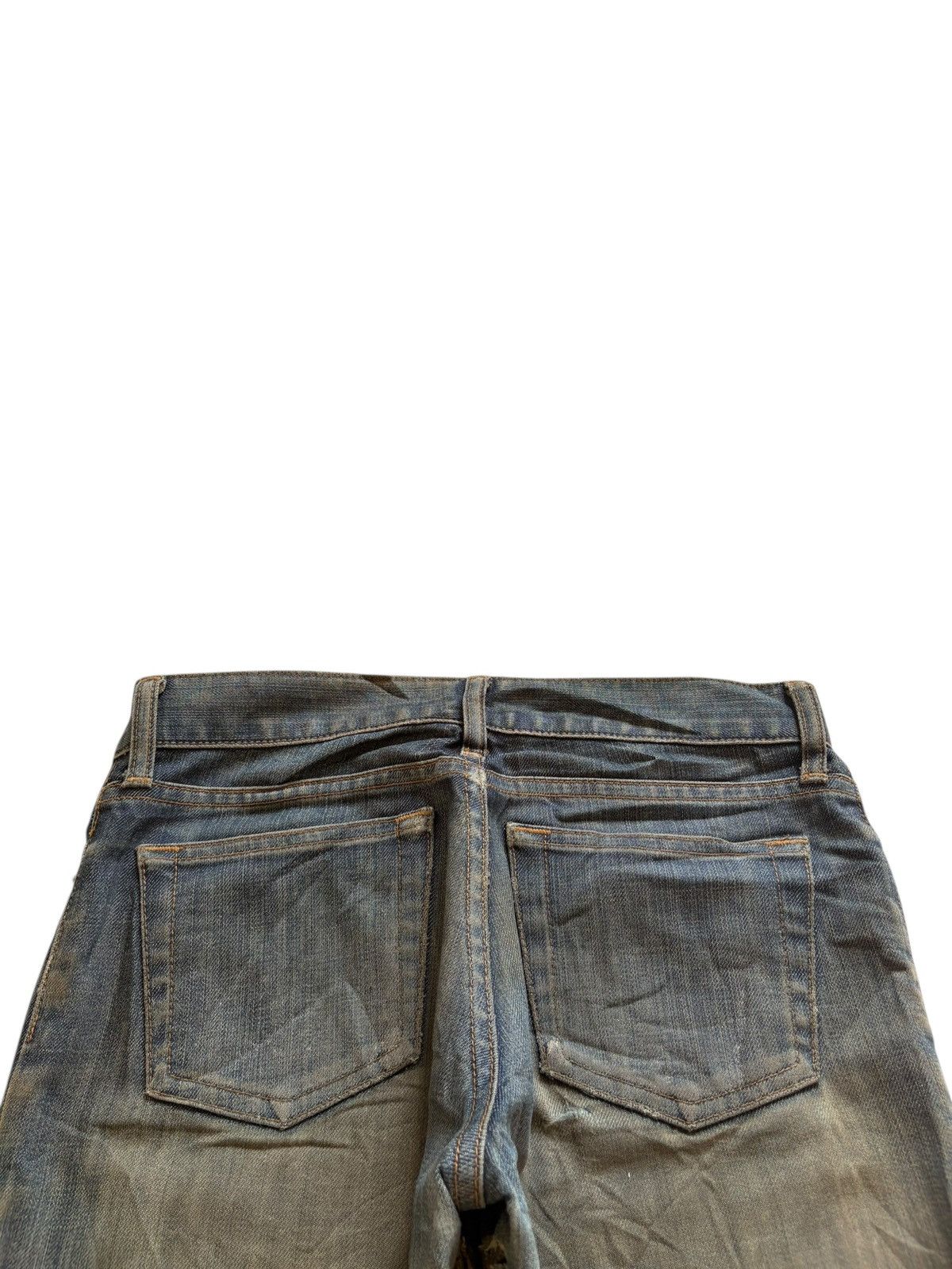 Uniqlo Vintage Uniqlo Rusty Mud Wash Distressed Flare Jeans Size US 28 / EU 44 - 8 Thumbnail