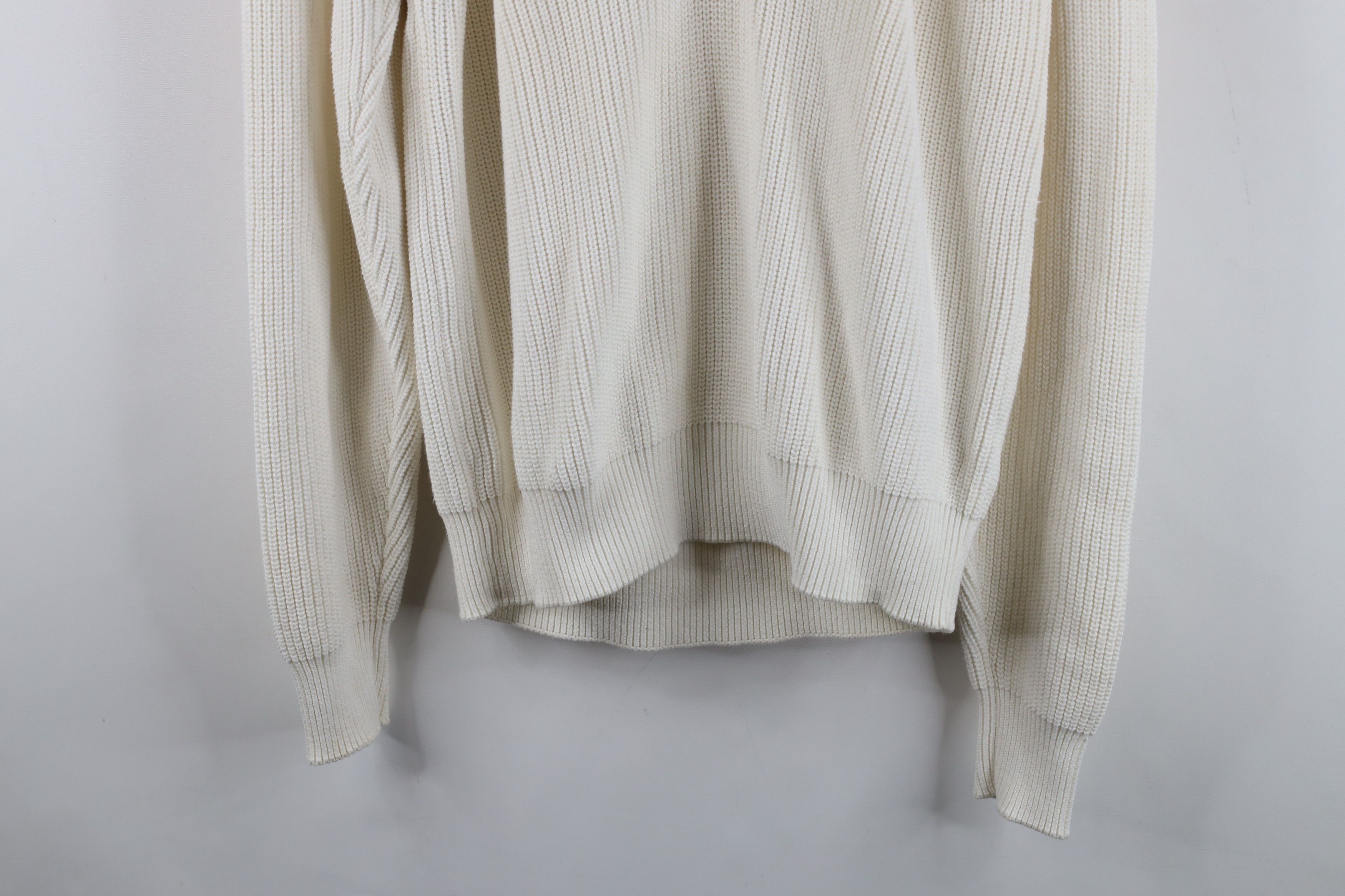 Nautica Vintage 90s Nautica Sailing Chunky Ribbed Knit Sweater White Size US M / EU 48-50 / 2 - 3 Thumbnail