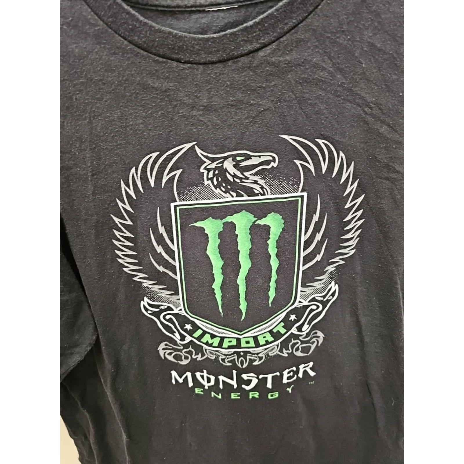 Logo 7 VINTAGE Monster Energy Army Racing Logo T-Shirt XL Black Mens Size US XL / EU 56 / 4 - 3 Thumbnail