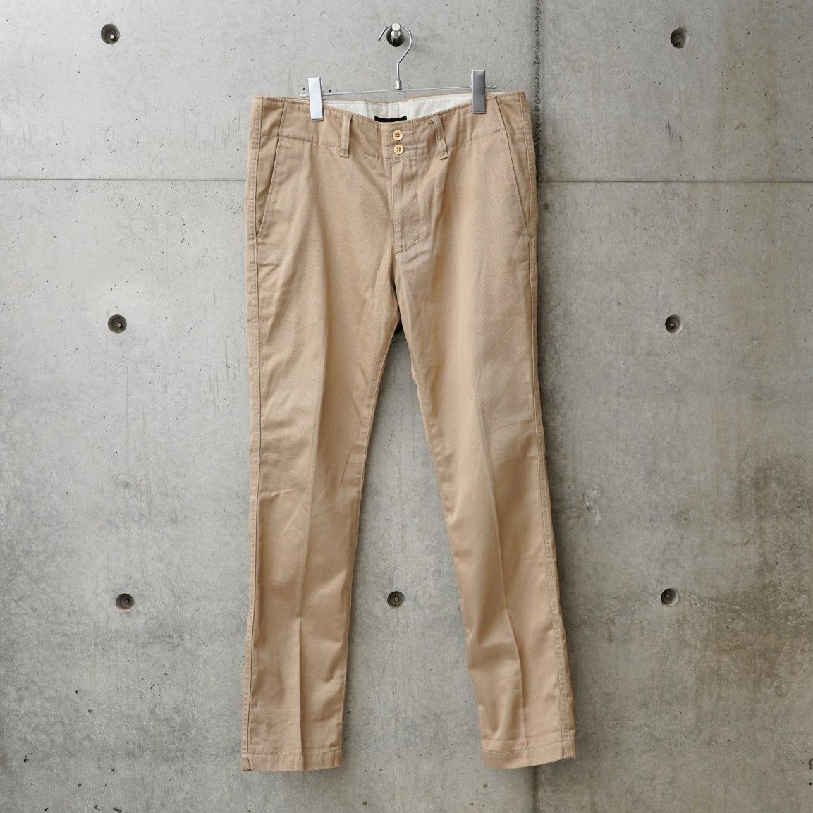 Japanese Brand WHEREABOUTS Chino Pants Beige Size US 36 / EU 52 - 1 Thumbnail