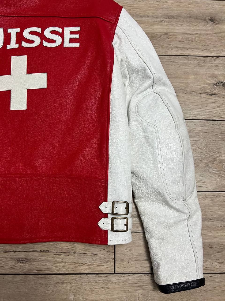Other Motorcycle Bikers World Swiss Suisse Leather Jacket 2XL Size US XXL / EU 58 / 5 - 12 Thumbnail