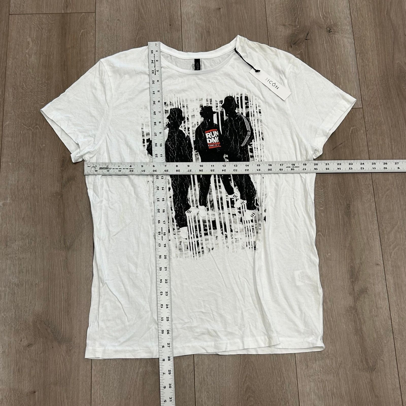 Vintage 360 Icon Run DMC Photo Tee T Shirt White size Womens Large L Size L / US 10 / IT 46 - 5 Thumbnail