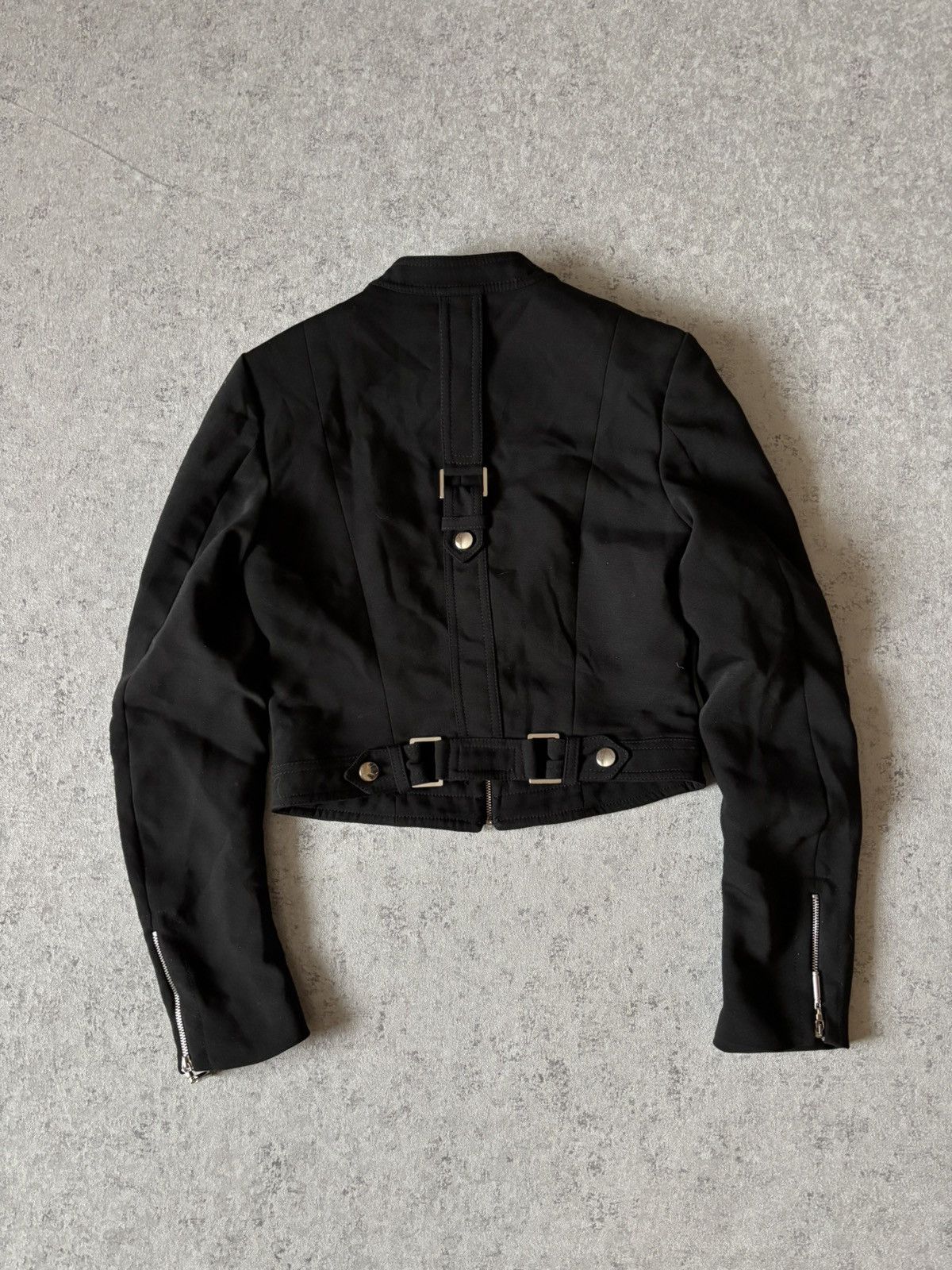 Designer × Versus Versace × Vintage RARE VINTAGE VERSUS VERSACE BONDAGE GOTHIC STYLE JACKET Size S / US 4 / IT 40 - 2 Thumbnail