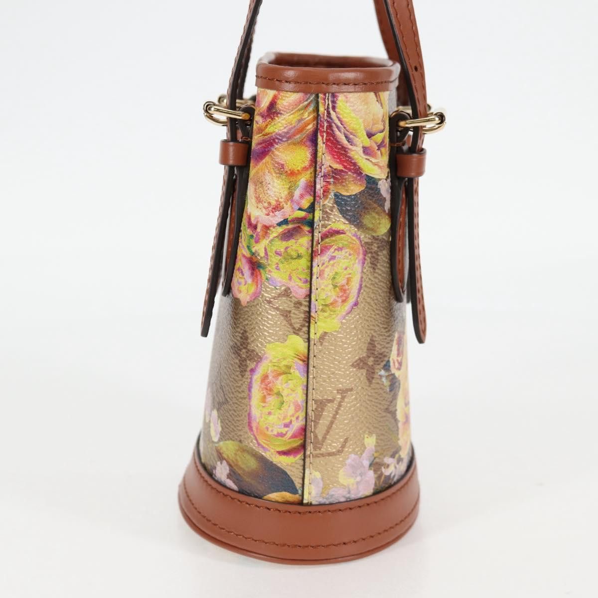 Louis Vuitton LOUIS VUITTON LV Garden Nano Bucket Shoulder Bag Beige Size ONE SIZE - 4 Thumbnail