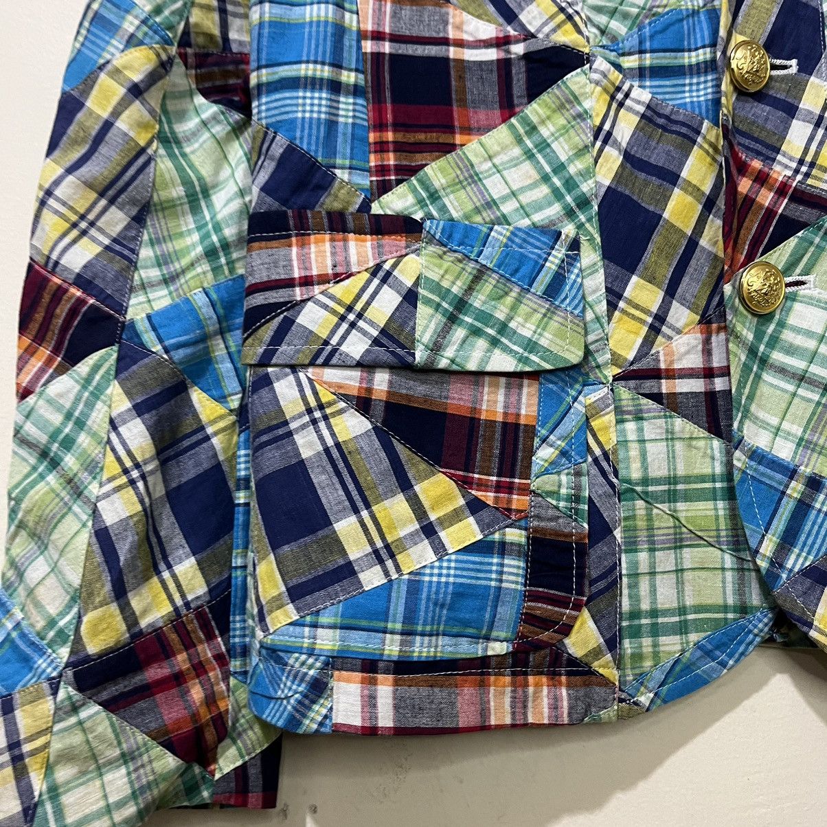 Beams Japan Beams Boy Japan Patchwork Women's Blazer Size S / US 4 / IT 40 - 4 Thumbnail