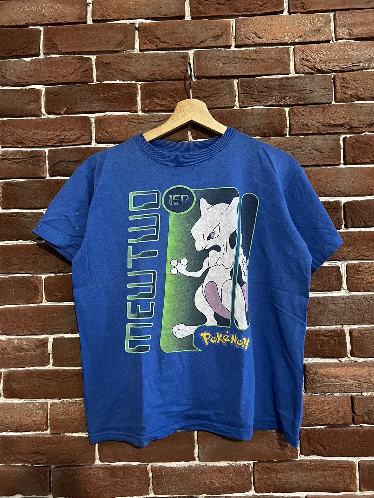 Rare vintage 90s Pokemon Mewtwo tee t shirt nintendo anime