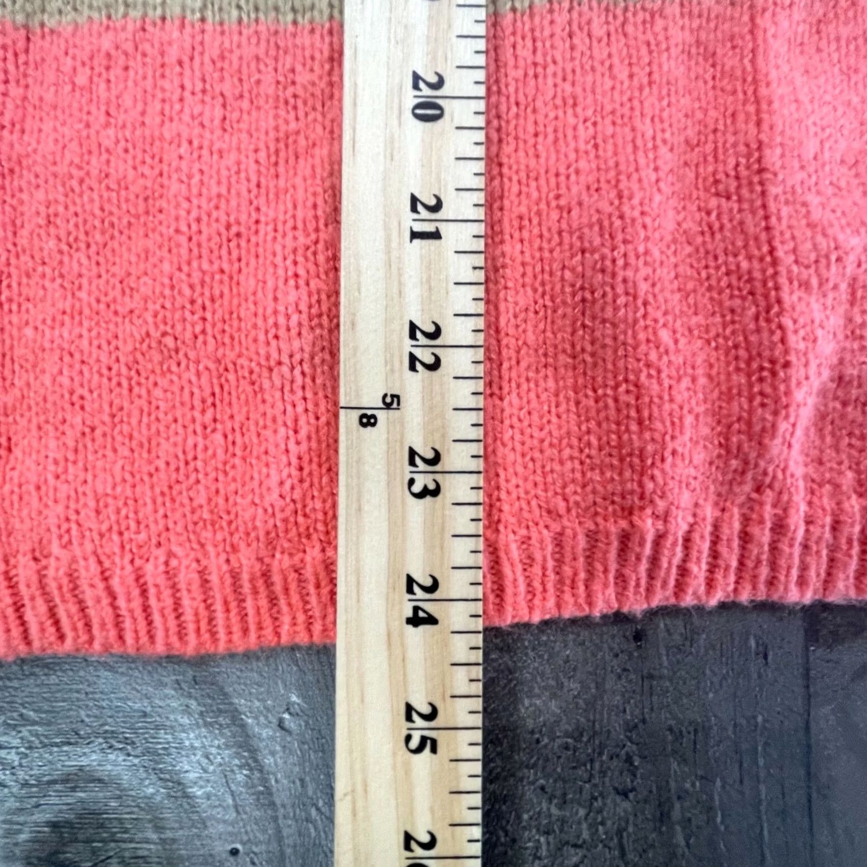 Gap Gap Womens Small Pink Band Stripe Round Neck Short Sleeve Sweater Knit Size S / US 4 / IT 40 - 7 Thumbnail