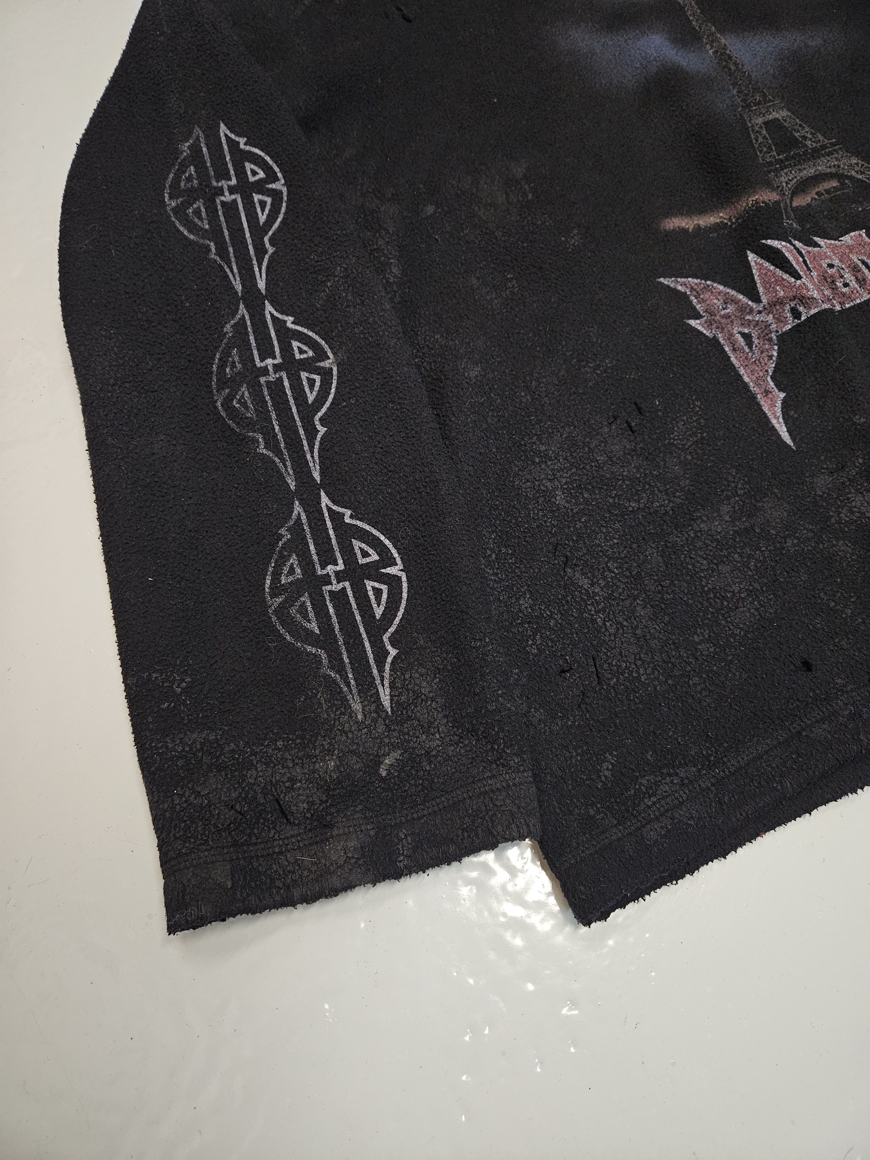 Balenciaga Balenciaga distressed fleece paris moon hoodie Size US M / EU 48-50 / 2 - 7 Thumbnail