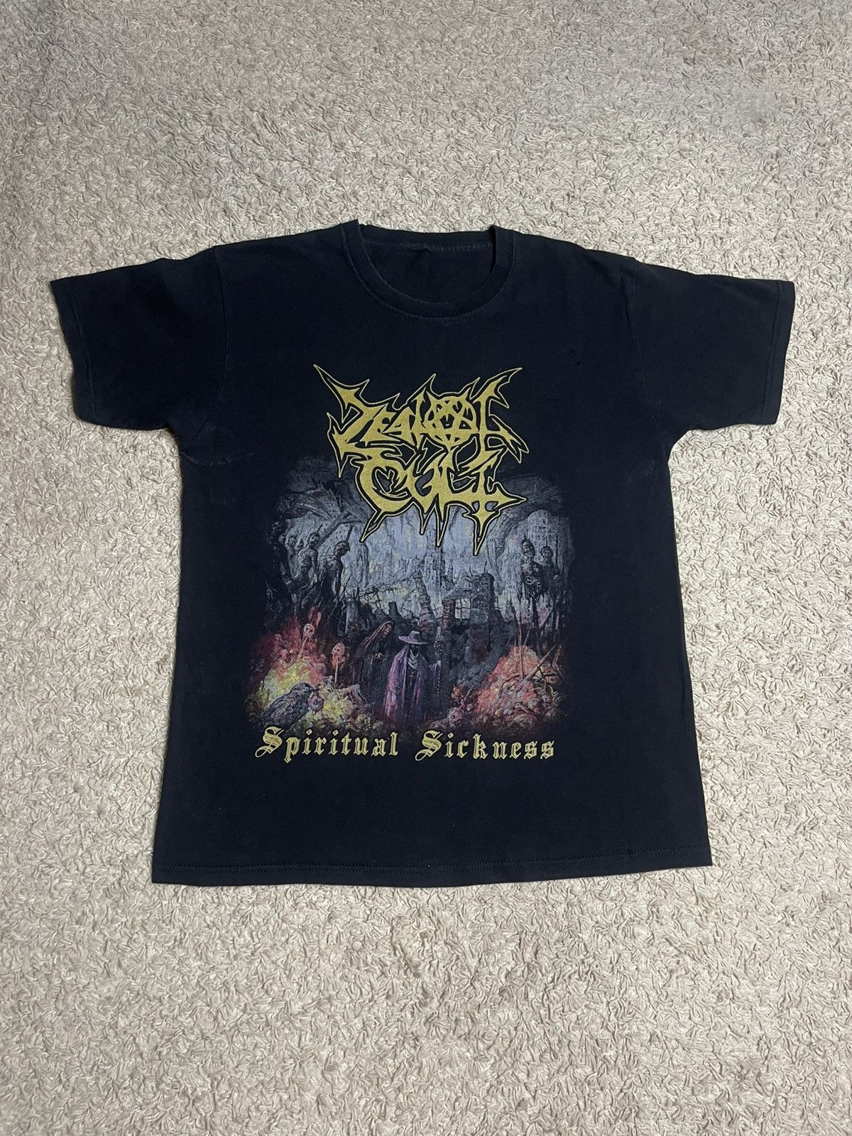 Band Tees × Vintage Zealot Cult Spiritual Sickness Vintage T Shirt Size US L / EU 52-54 / 3 - 1 Thumbnail