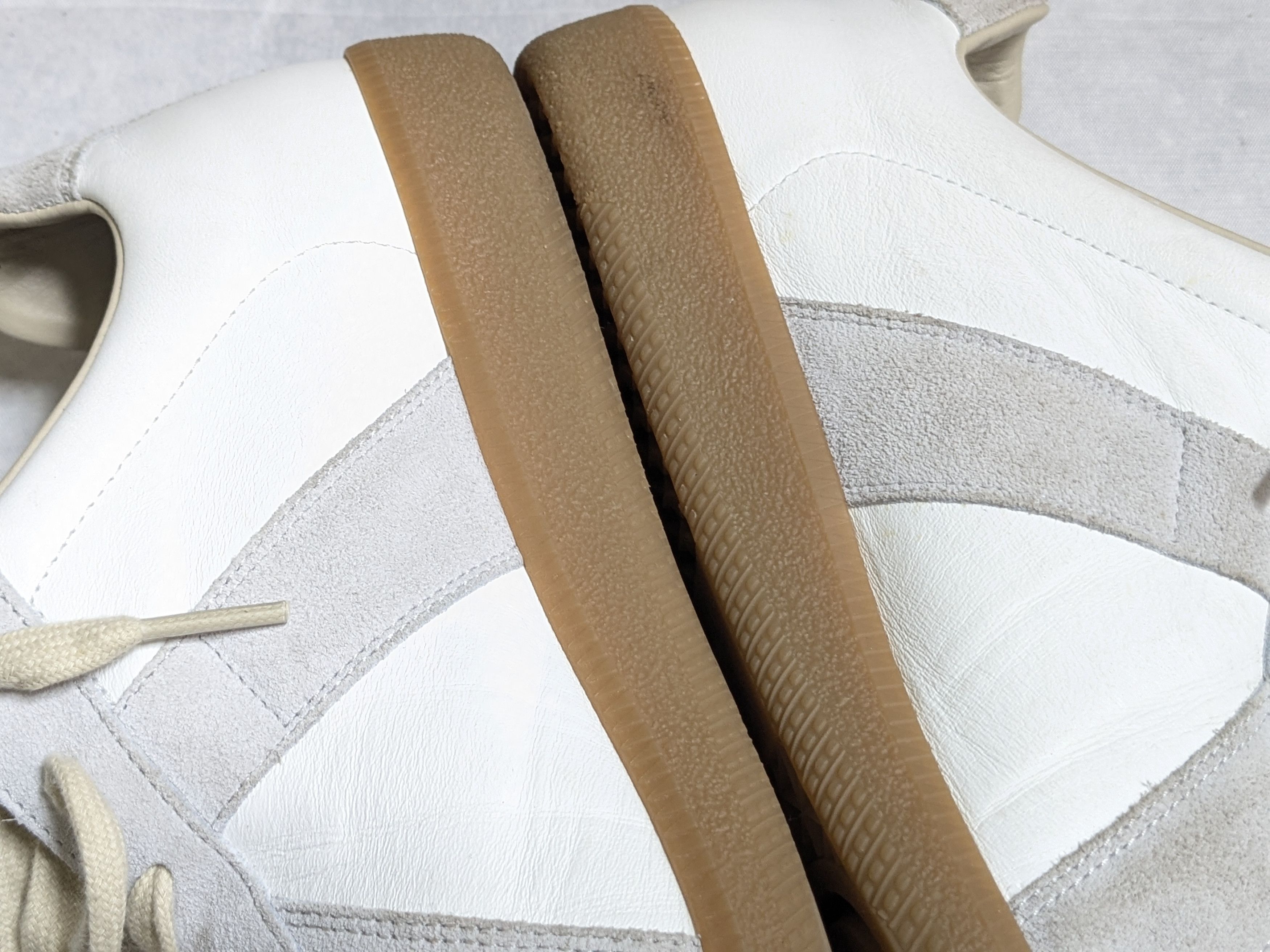 Maison Margiela Maison Margiela Replica GAT White Gray 11 44 Gum Low Size US 11 / EU 44 - 11 Thumbnail
