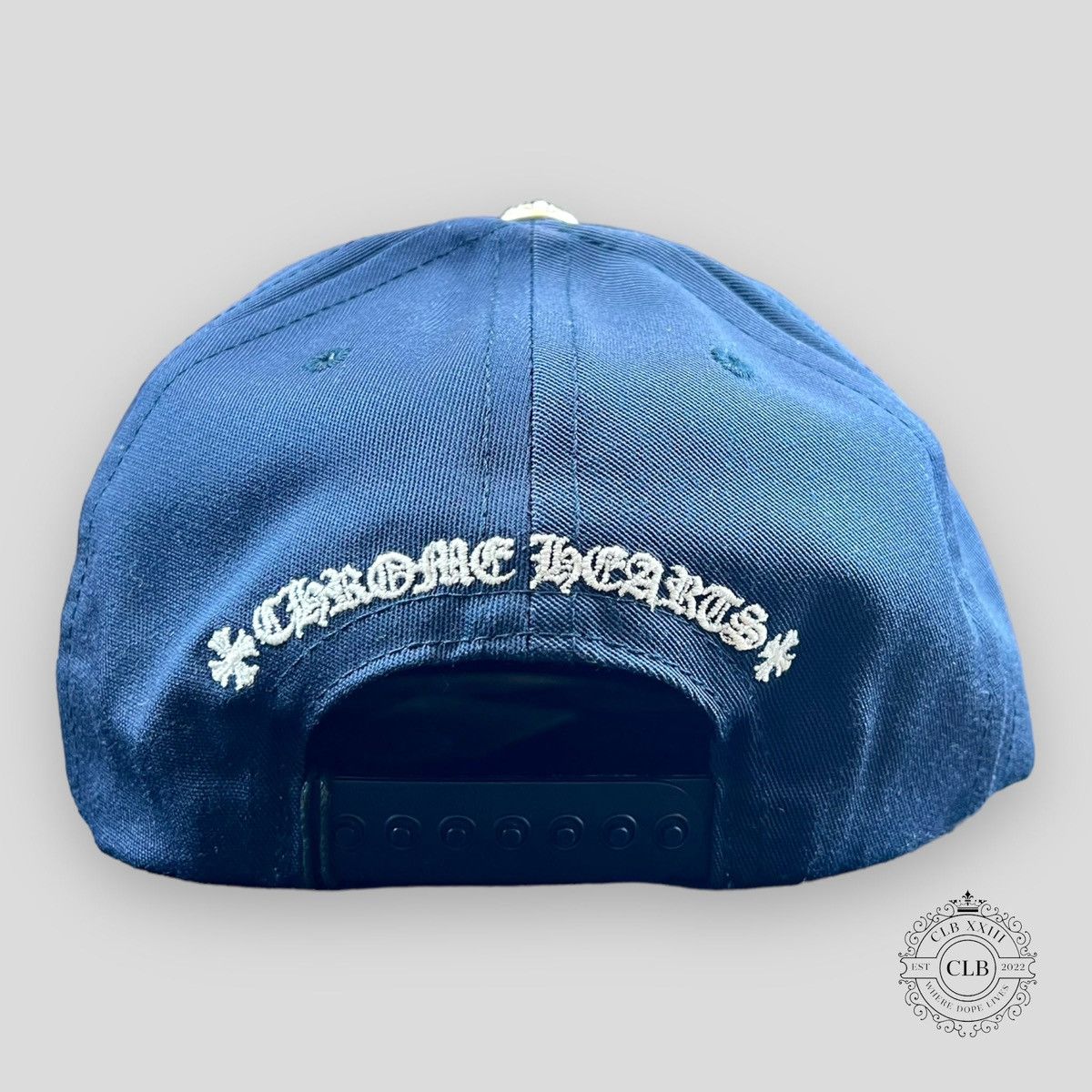 CHROME HEARTS 5 PANEL HAT - NAVY