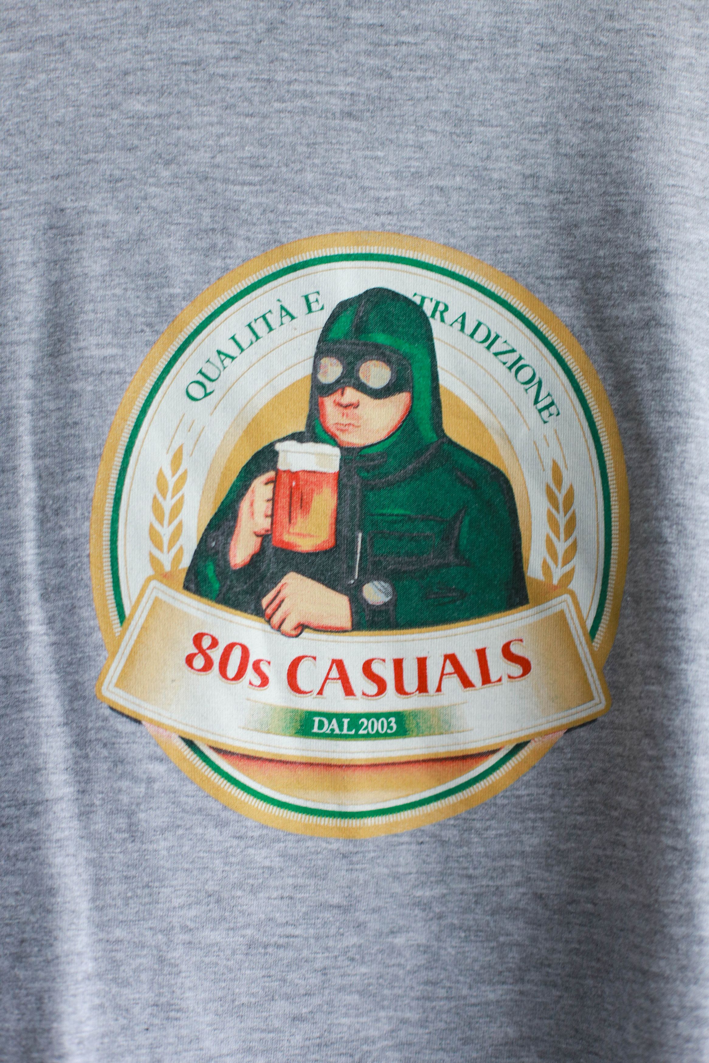 NO ID Eighties Casuals Hooligan T-shirt with print Size US S / EU 44-46 / 1 - 2 Thumbnail
