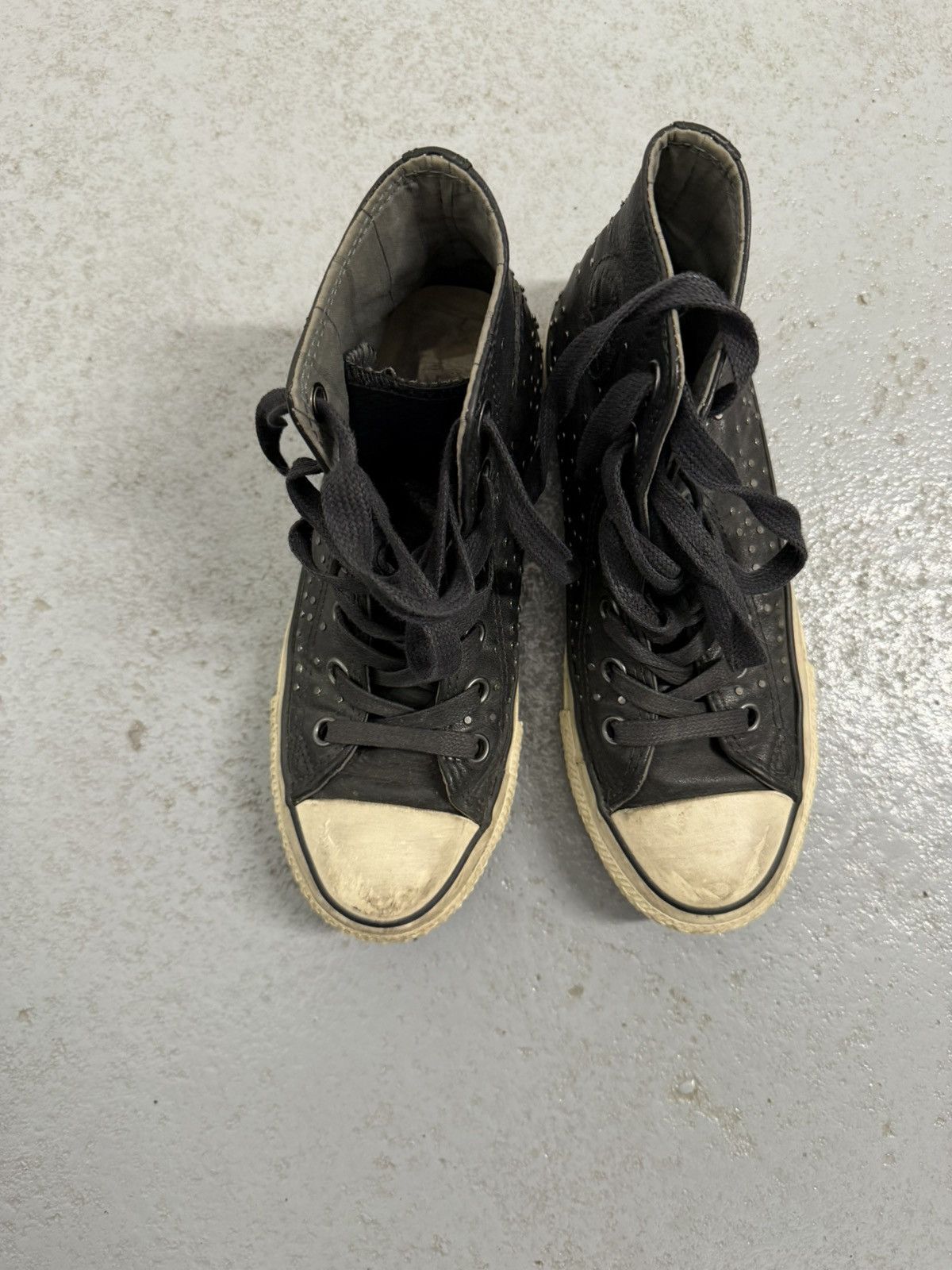 Converse John Varvatos X Converse Leather Studded Sneakers Size US 6.5 / IT 36.5 - 5 Thumbnail