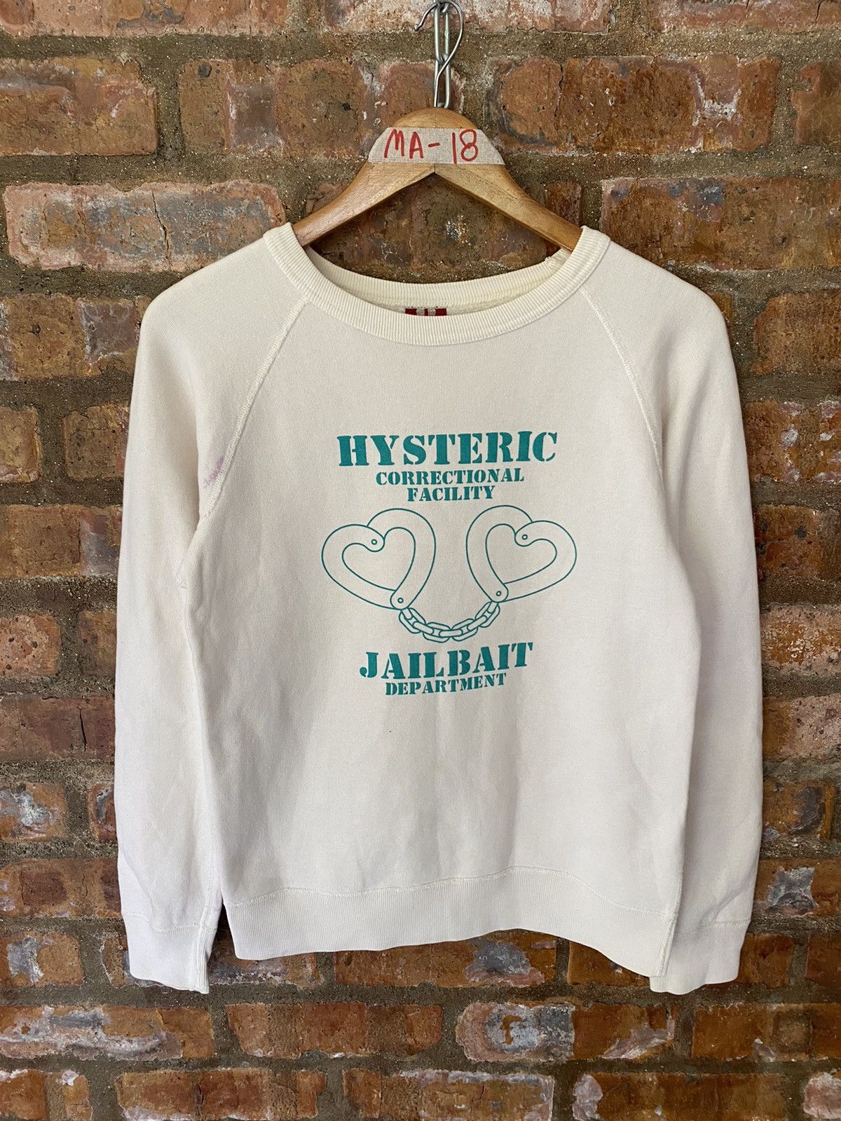 Hysteric Glamour 1990s HG jail punk sweatshirt Size US S / EU 44-46 / 1 - 2 Thumbnail