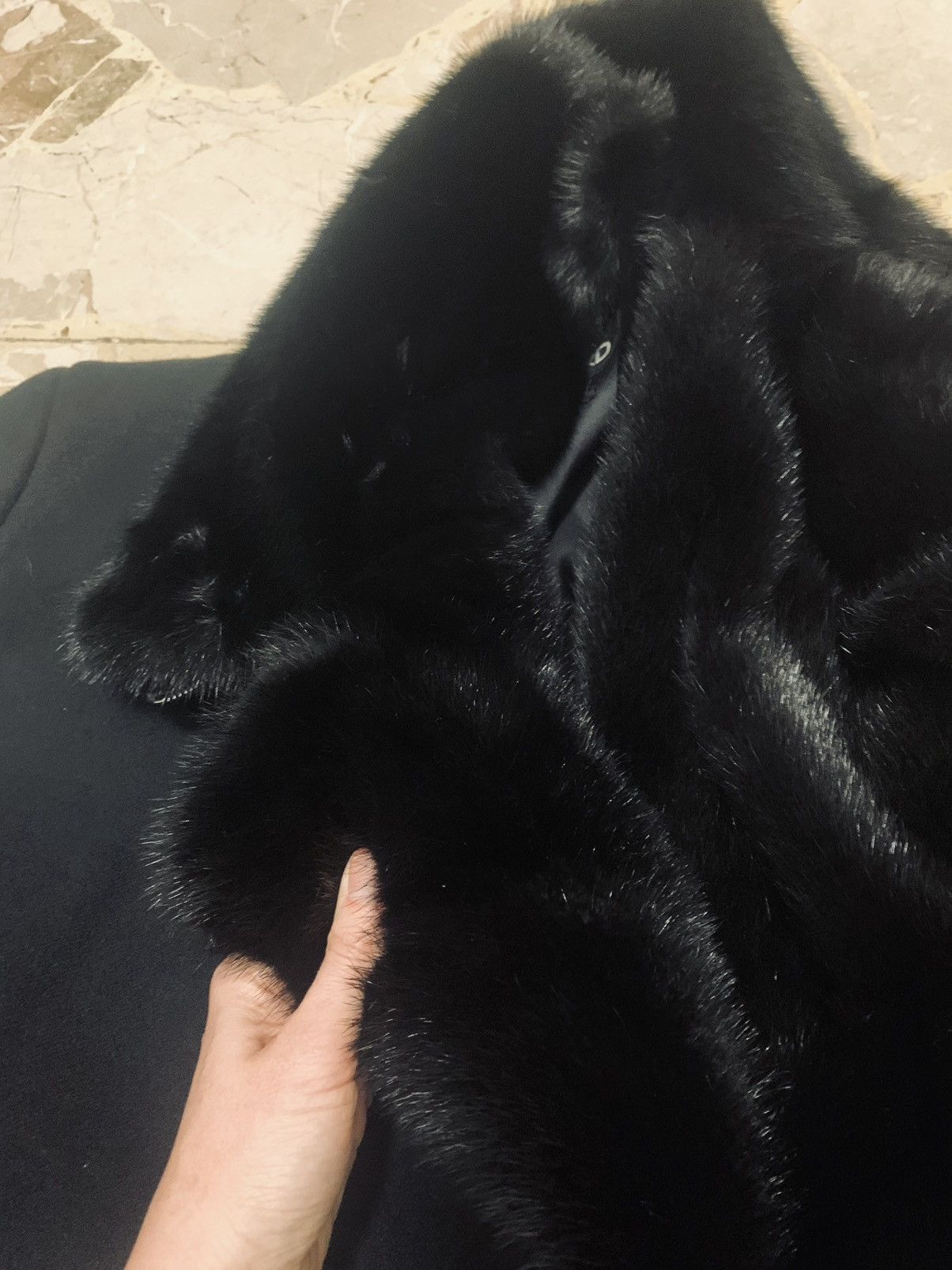 Tom Ford Tom Ford Black Peacoat Collar & Mink Fur — Rare Grail Piece Size M / US 6-8 / IT 42-44 - 8 Thumbnail