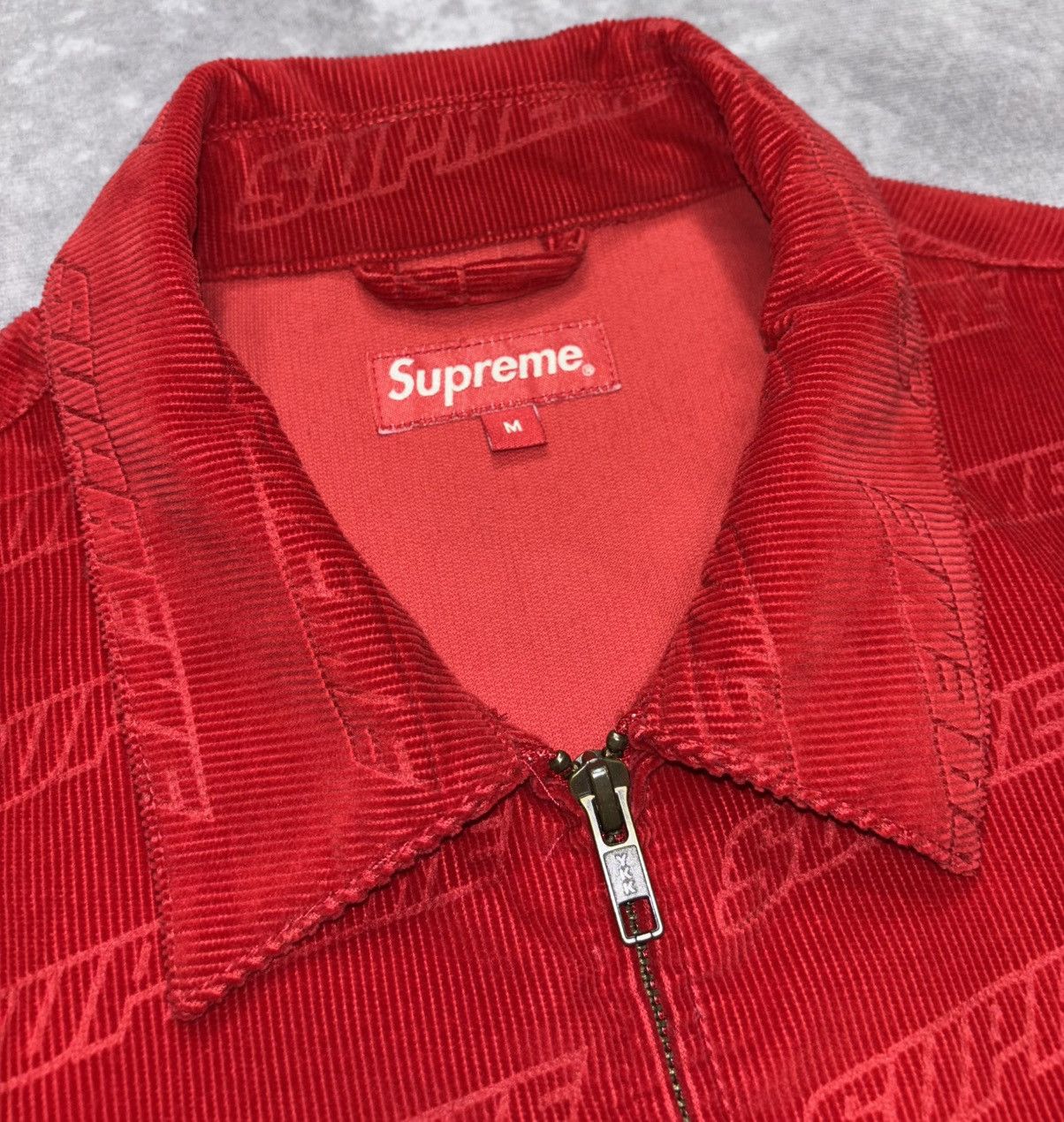 Supreme Supreme Debossed Logo Corduroy Jacket (SS18) Size US M / EU 48-50 / 2 - 3 Thumbnail