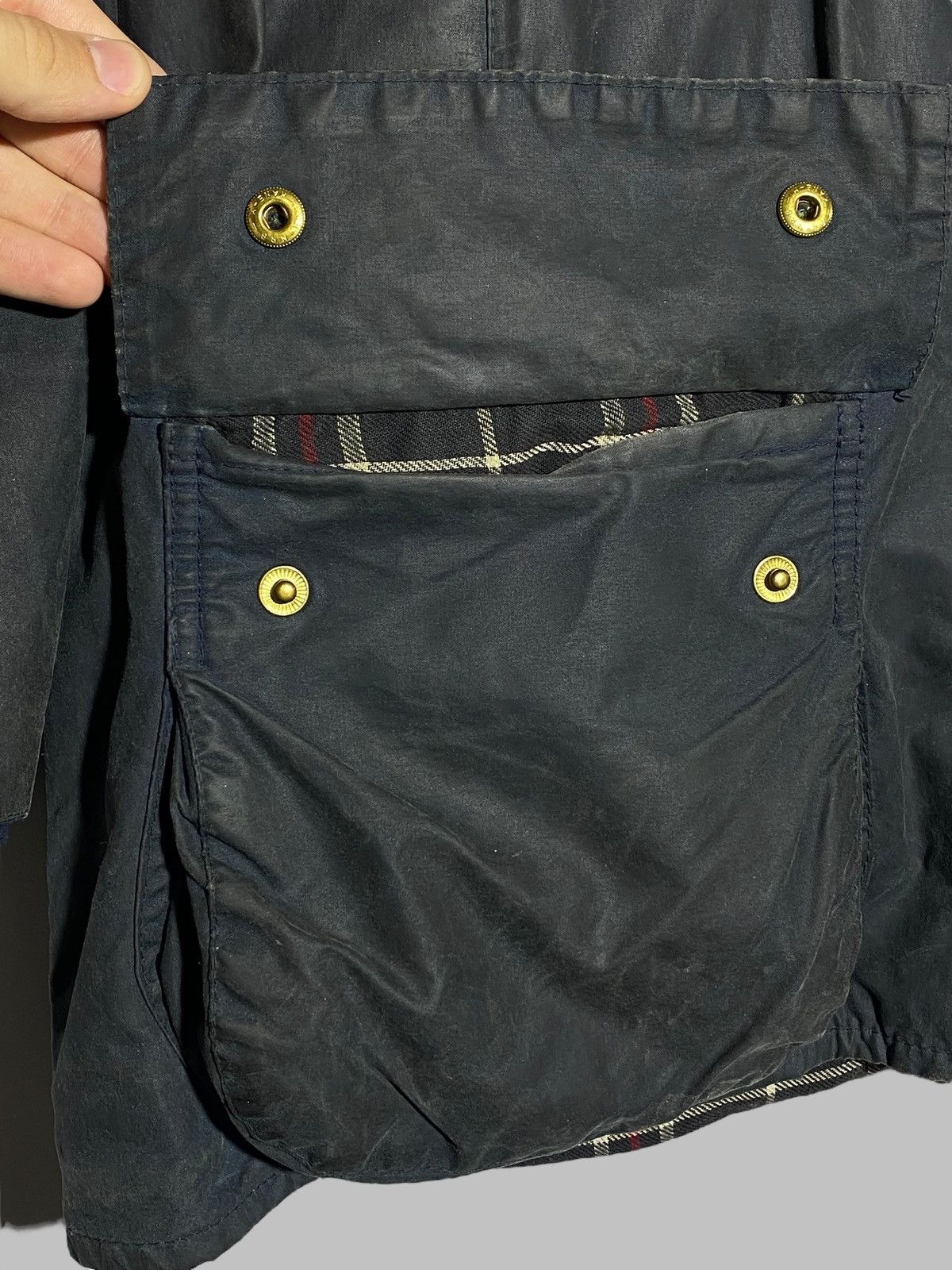 Barbour 🔥 BARBOUR BLACK WAX COAT VINTAGE CORE BRITISH OUTERWEAR Size US XL / EU 56 / 4 - 12 Thumbnail