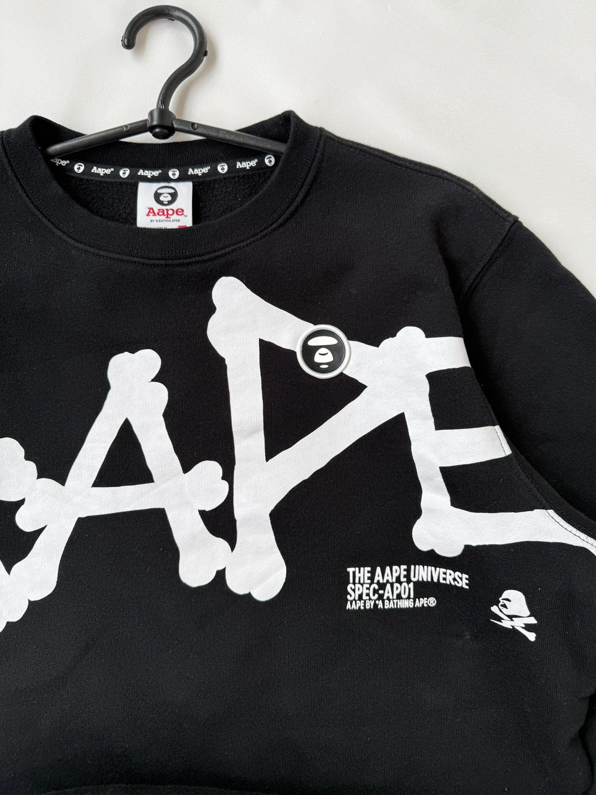 Aape A Bathing Ape sweatshirt black Size US L / EU 52-54 / 3 - 3 Thumbnail
