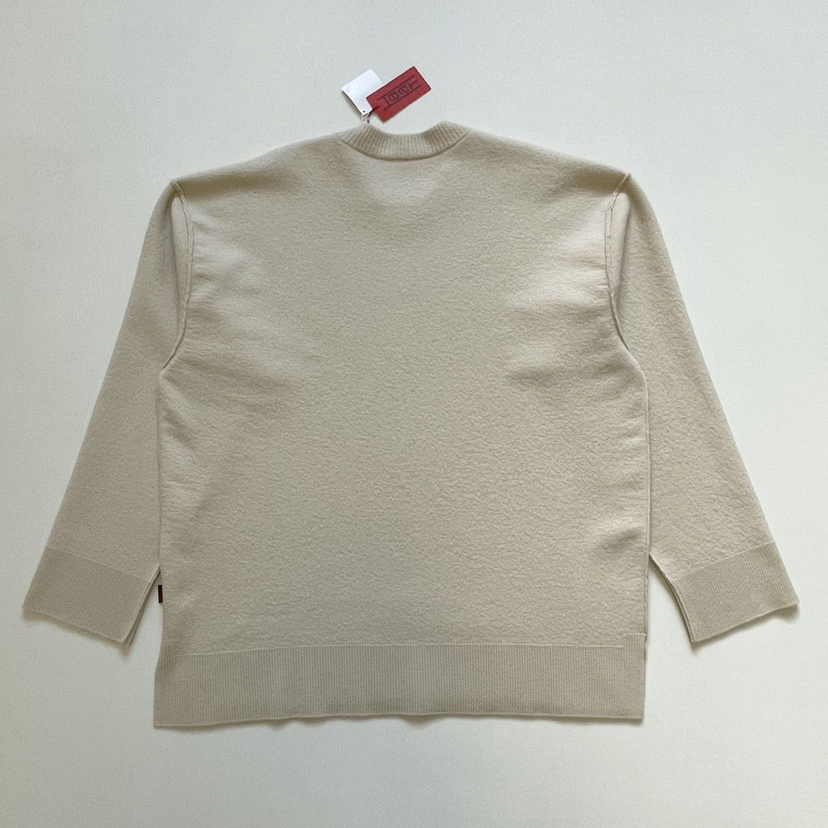 Issey Miyake Cream Wool ‘Inside Out Seams’ Sweater Size US L / EU 52-54 / 3 - 12 Thumbnail