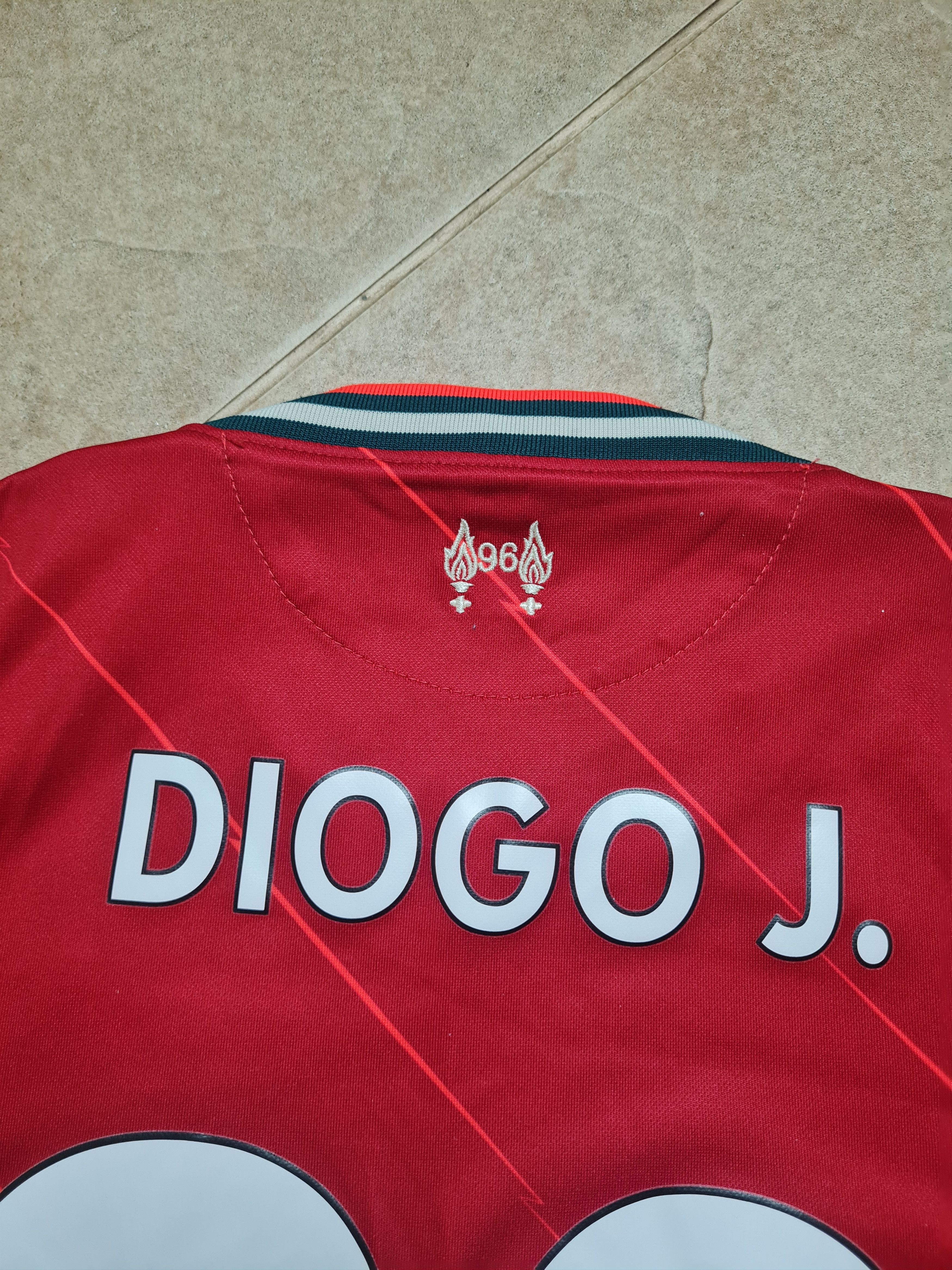 Nike Soccer Shirt #20 Diogo Jota Liverpool FC Nike 082568-888 Size US XXS / EU 40 - 18 Thumbnail