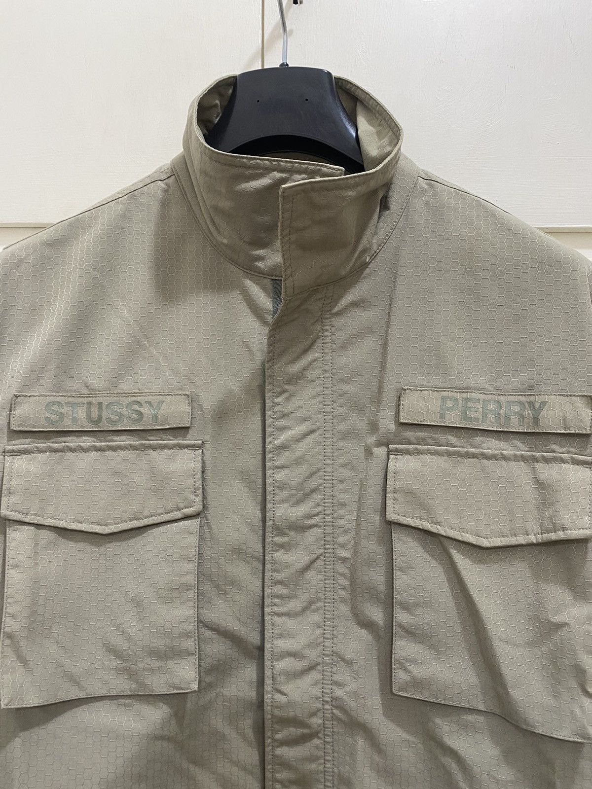Stussy Stüssy M-65 Military Jamaica Jacket, size L, dark green used Size US L / EU 52-54 / 3 - 6 Thumbnail