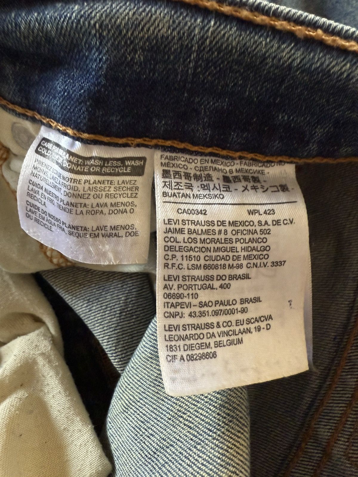 Levi's 2000s Vintage Levis 505 Dusty Muddy Wash Jeans Size US 32 / EU 48 - 17 Thumbnail
