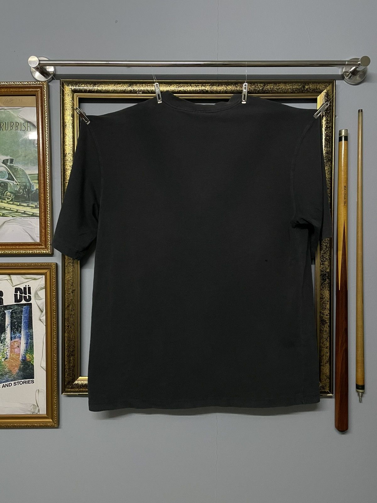 Oakley Vintage 1990s Sunfaded Designer Oakley Software Simple Tee Size US L / EU 52-54 / 3 - 6 Thumbnail