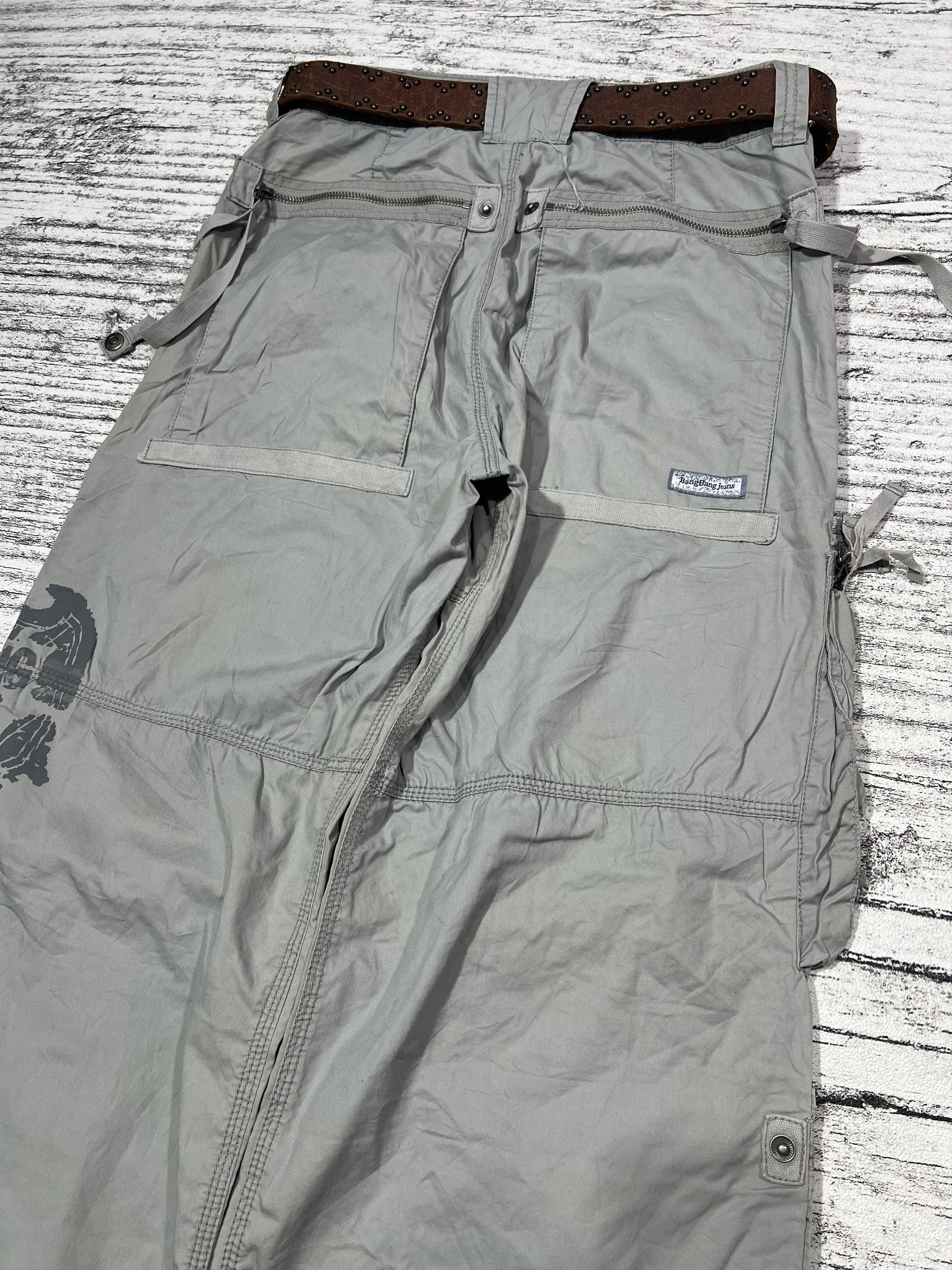 Japanese Brand 2000s Hysteric Bondage Adjustable Baggy Cargo y2k Lgb Ifsix Size US 28 / EU 44 - 4 Thumbnail