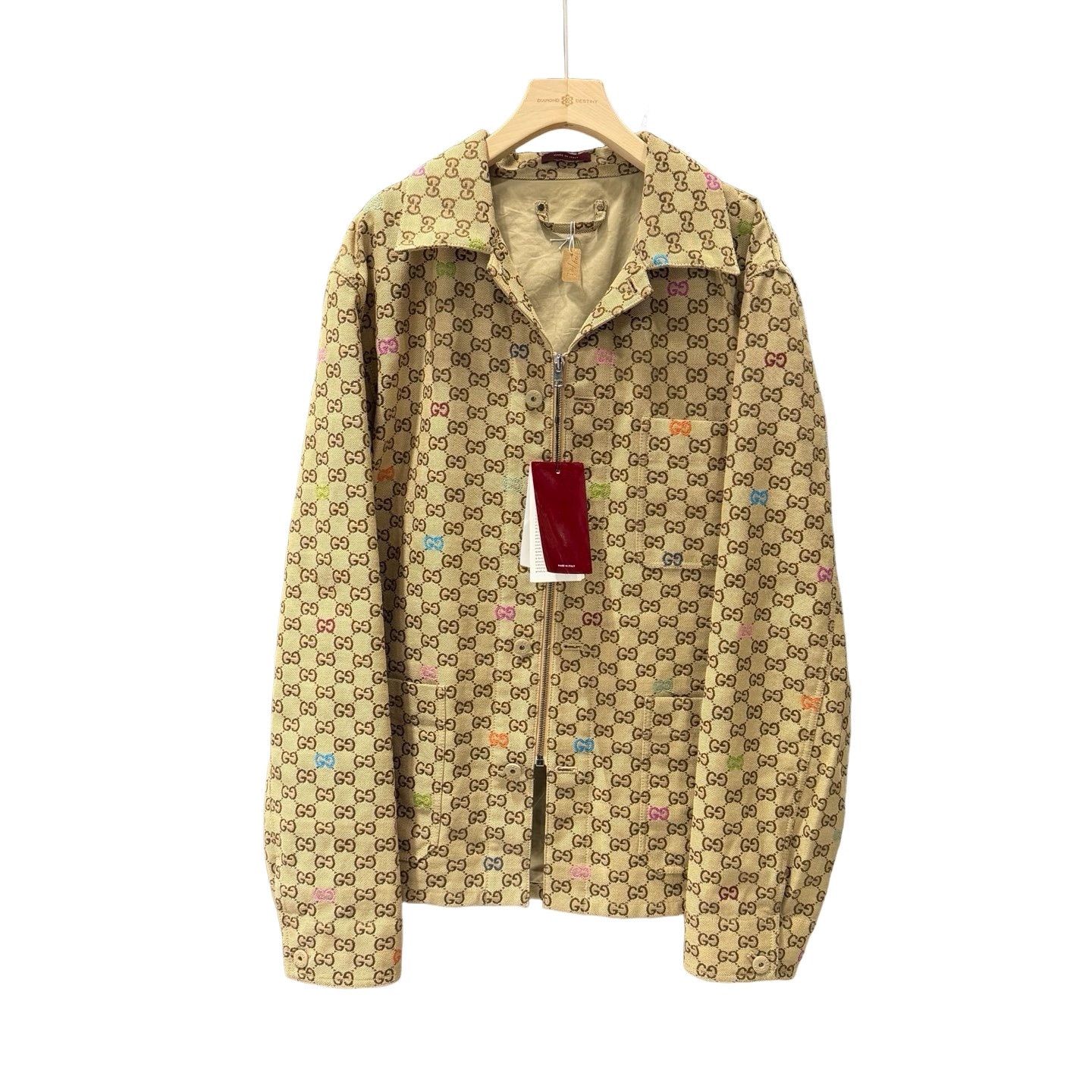 Gucci Gucci GG Canvas Logo Jacket Size M Size US M / EU 48-50 / 2 - 1 Thumbnail