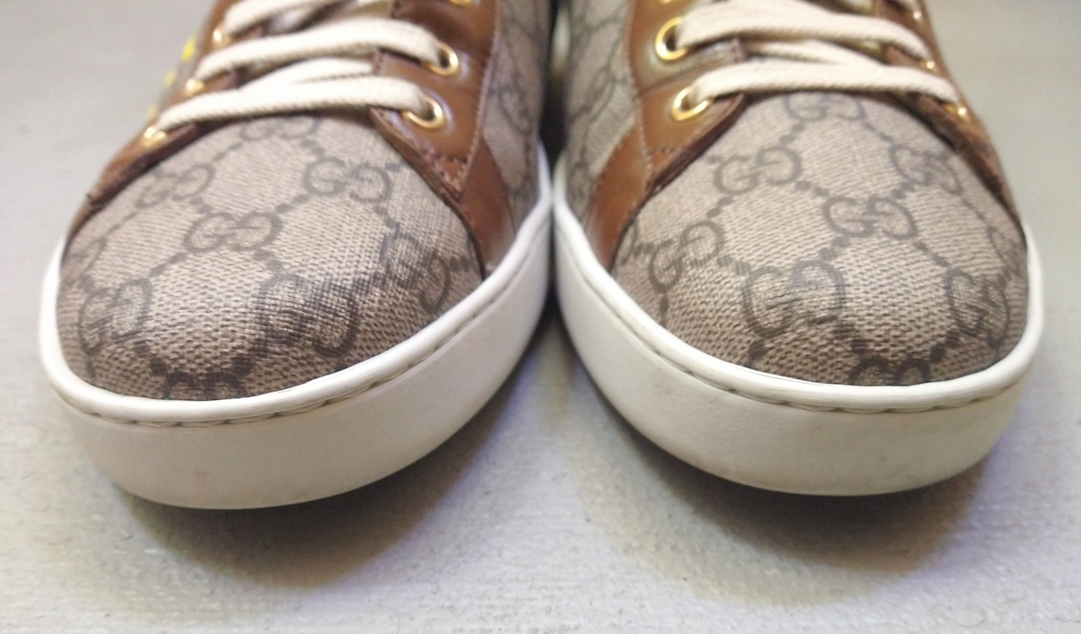 Gucci Gucci Ace Sneakers Size 10.5 Monogram Brown Green Low Size US 10.5 / EU 43-44 - 2 Thumbnail