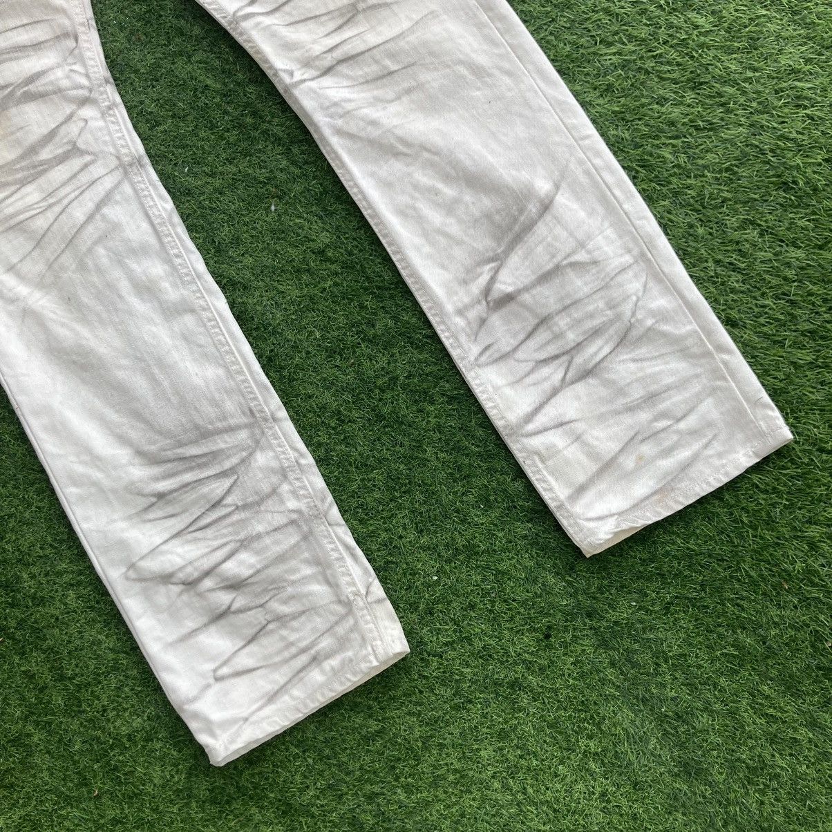 semanticdesign SEMANTIC DESIGN STUDDED WHITE BOOTCUT DENIM JEANS Size US 34 / EU 50 - 5 Thumbnail