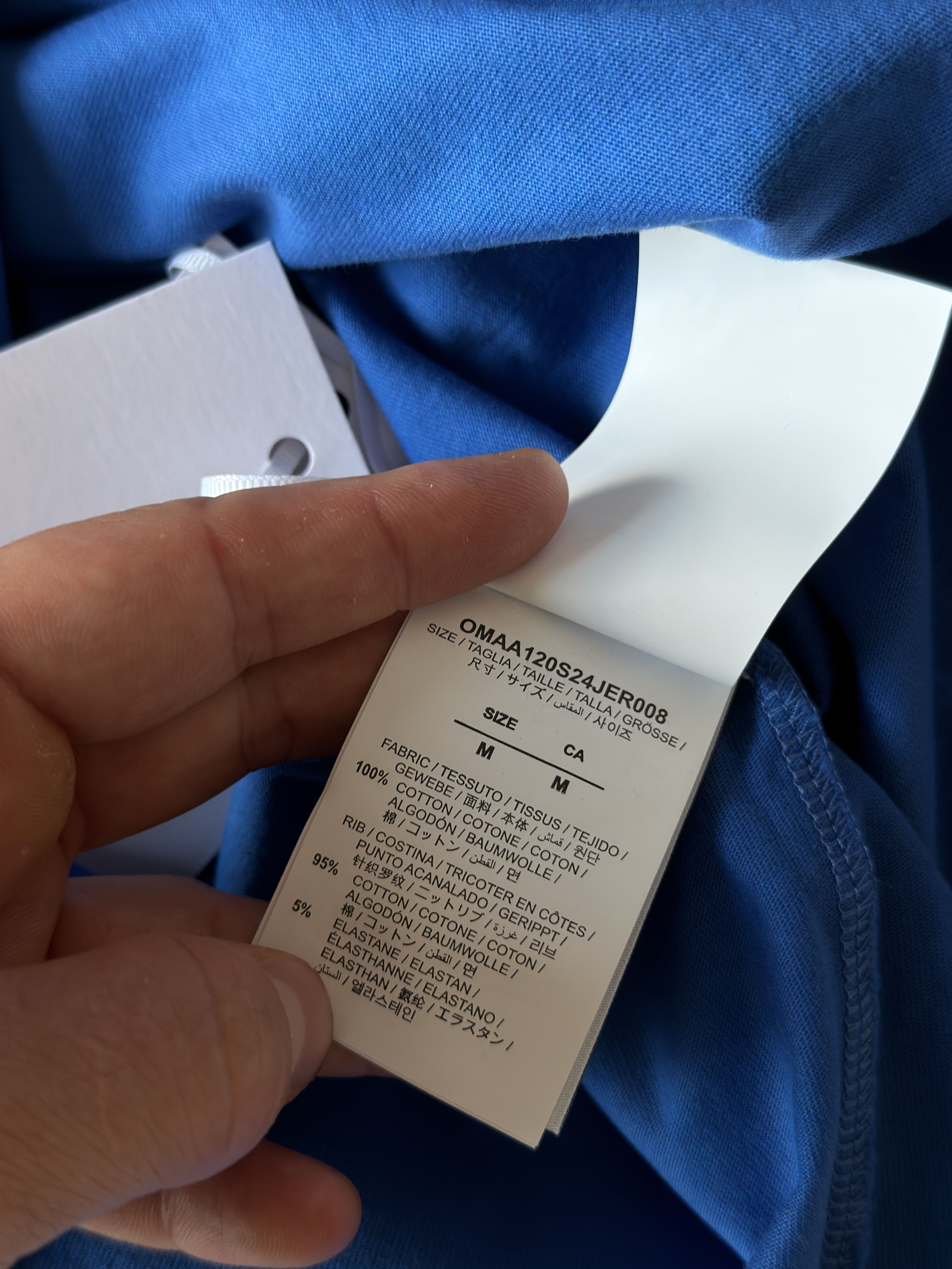 Off-White Off white Virgil Tee Size US M / EU 48-50 / 2 - 4 Thumbnail