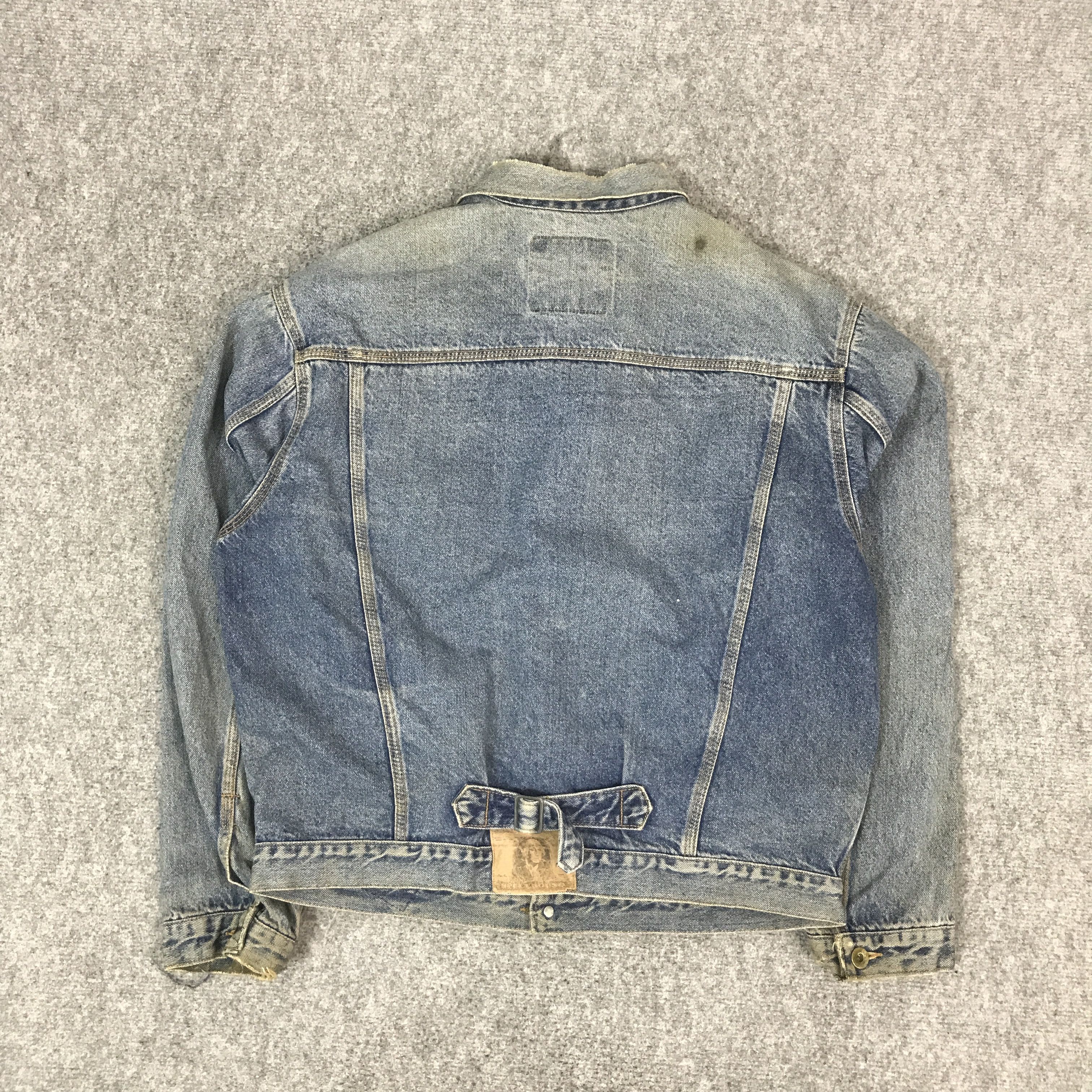 Spellbound VINTAGE SPELL BOUND DISTRESSED STYLE DENIM JEANS JACKET Size US L / EU 52-54 / 3 - 2 Thumbnail