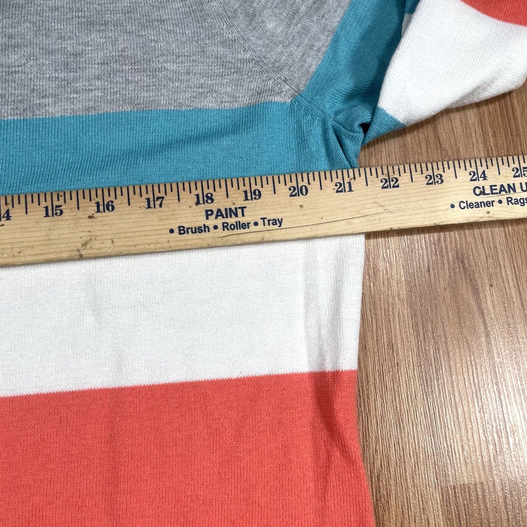 Liz Claiborne Liz Claiborne Knit Sweater Womens XL Round Crew Neck Long Sleeve Stripe Size XL / US 12-14 / IT 48-50 - 6 Thumbnail