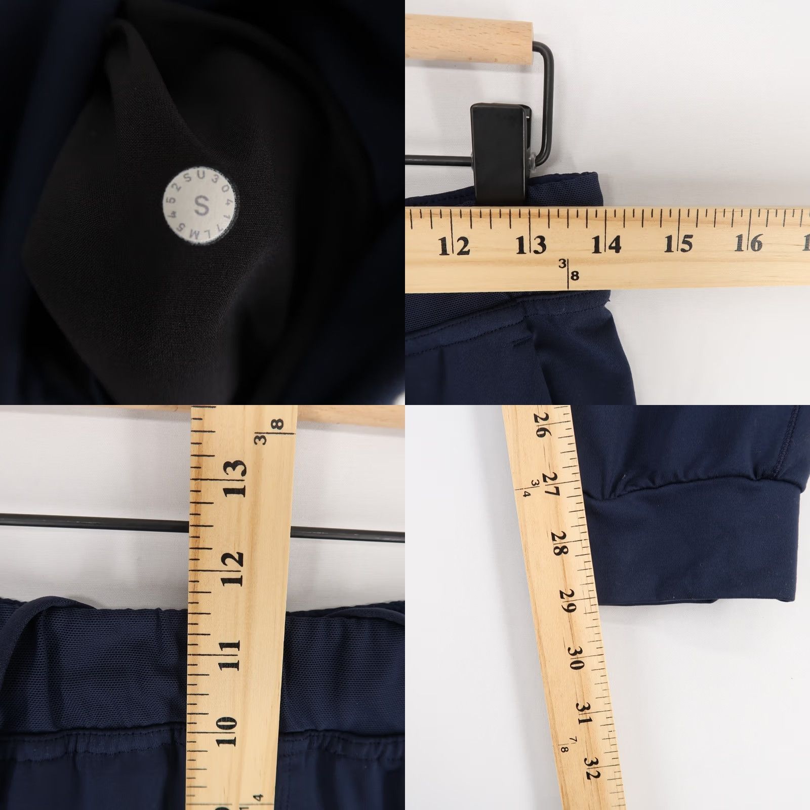 Lululemon Lululemon Jogger Mens S Navy Blue Drawstring Zip Pockets Training Athletic Tapered Inseam 29 in Pants Size US 29 - 8 Thumbnail