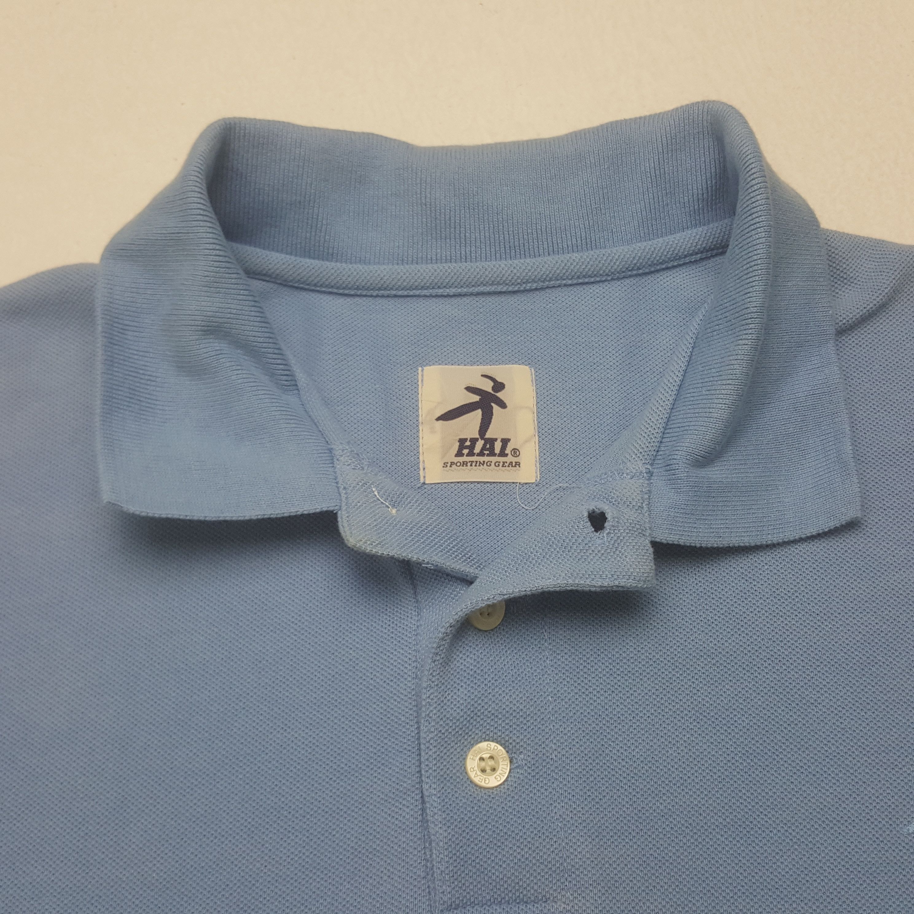 Hai Sporting Gear × Issey Miyake × Vintage Vintage Hai Sporting Gear by Issey Miyake Designer Polos Size US M / EU 48-50 / 2 - 4 Thumbnail