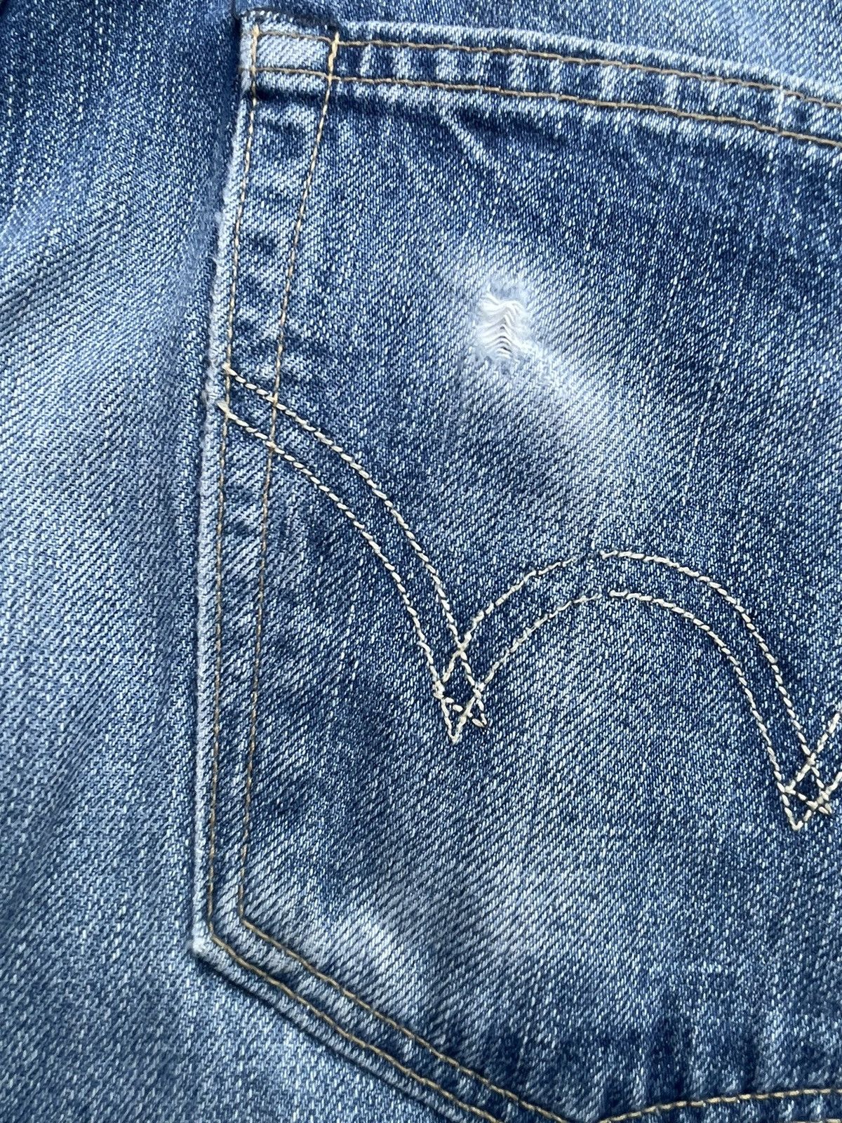 Edwin Vintage Edwin ED05 Faded Denim Size US 34 / EU 50 - 18 Thumbnail