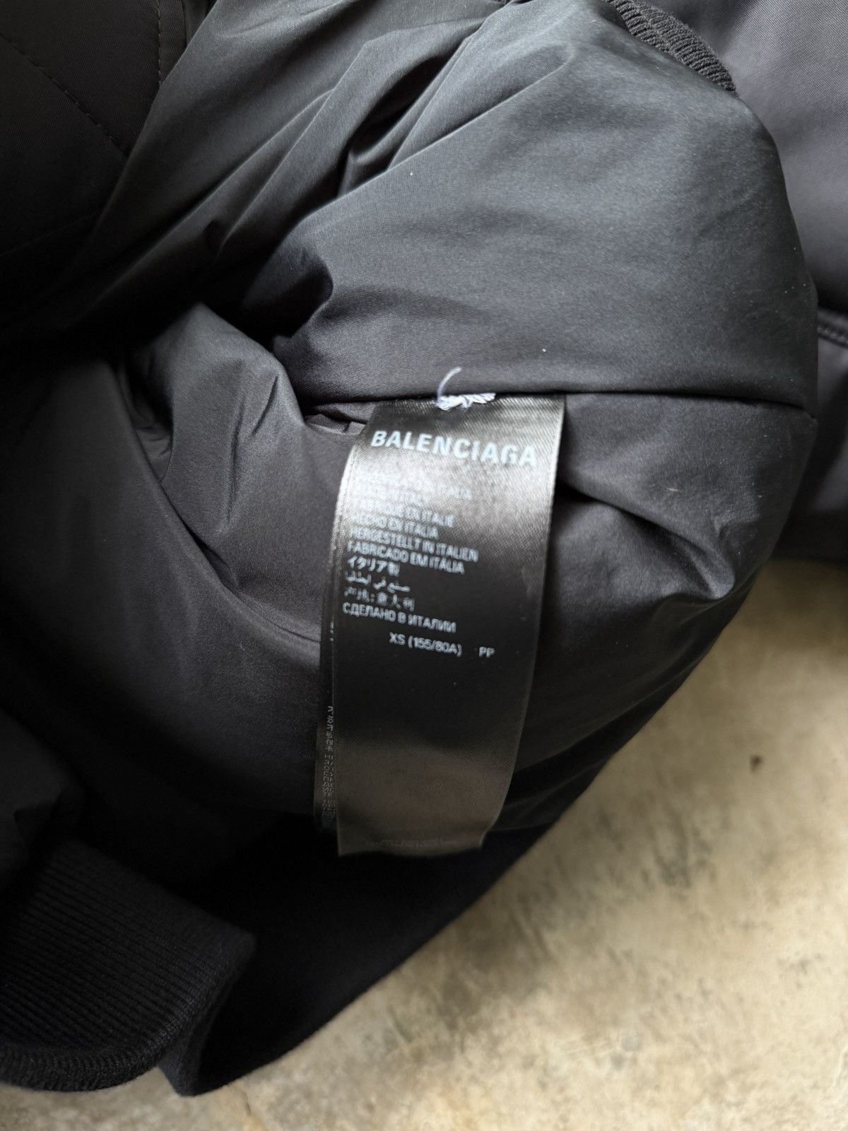 Balenciaga BALENCIAGA SS23 Runway Mud Carti Padded Nylon Steroid Bomber Size US S / EU 44-46 / 1 - 5 Thumbnail