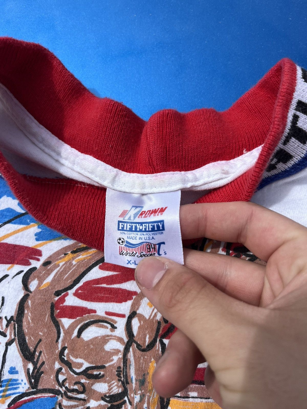 Vintage Vintage Dream Team USA 1996 Basketball Oversized RARE Print Size US XL / EU 56 / 4 - 2 Thumbnail