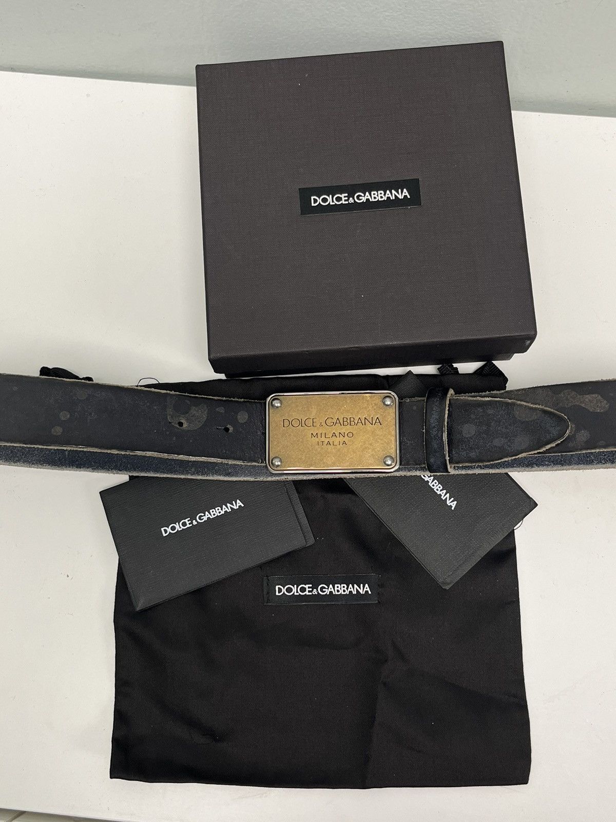 Dolce & Gabbana Mold effect belt. Medium Size 34 - 7 Thumbnail