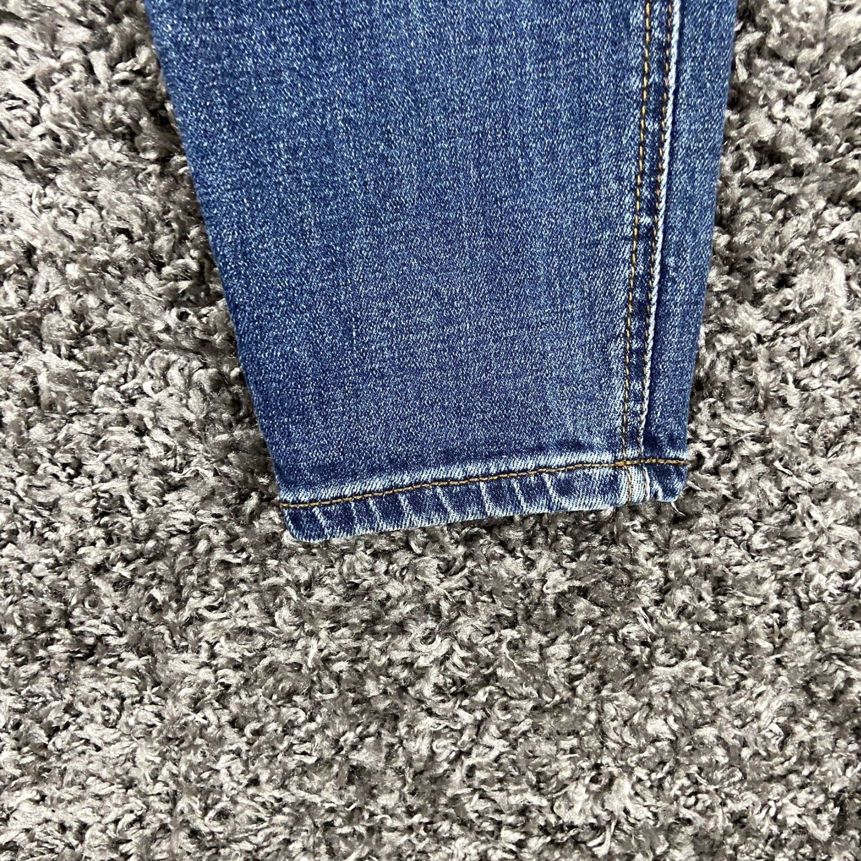 Free People VINTAGE Free People Women's Blue Skinny Zipper Jeans 27 Size 27" / US 4 / IT 40 - 2 Thumbnail