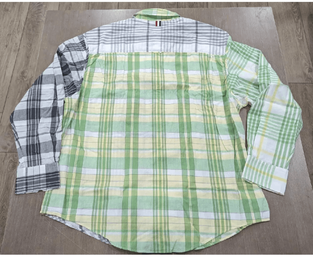 Thom Browne THOM BROWNE Contrast Stripe Sport Shirt Gray 2 - Medium Size US M / EU 48-50 / 2 - 6 Thumbnail