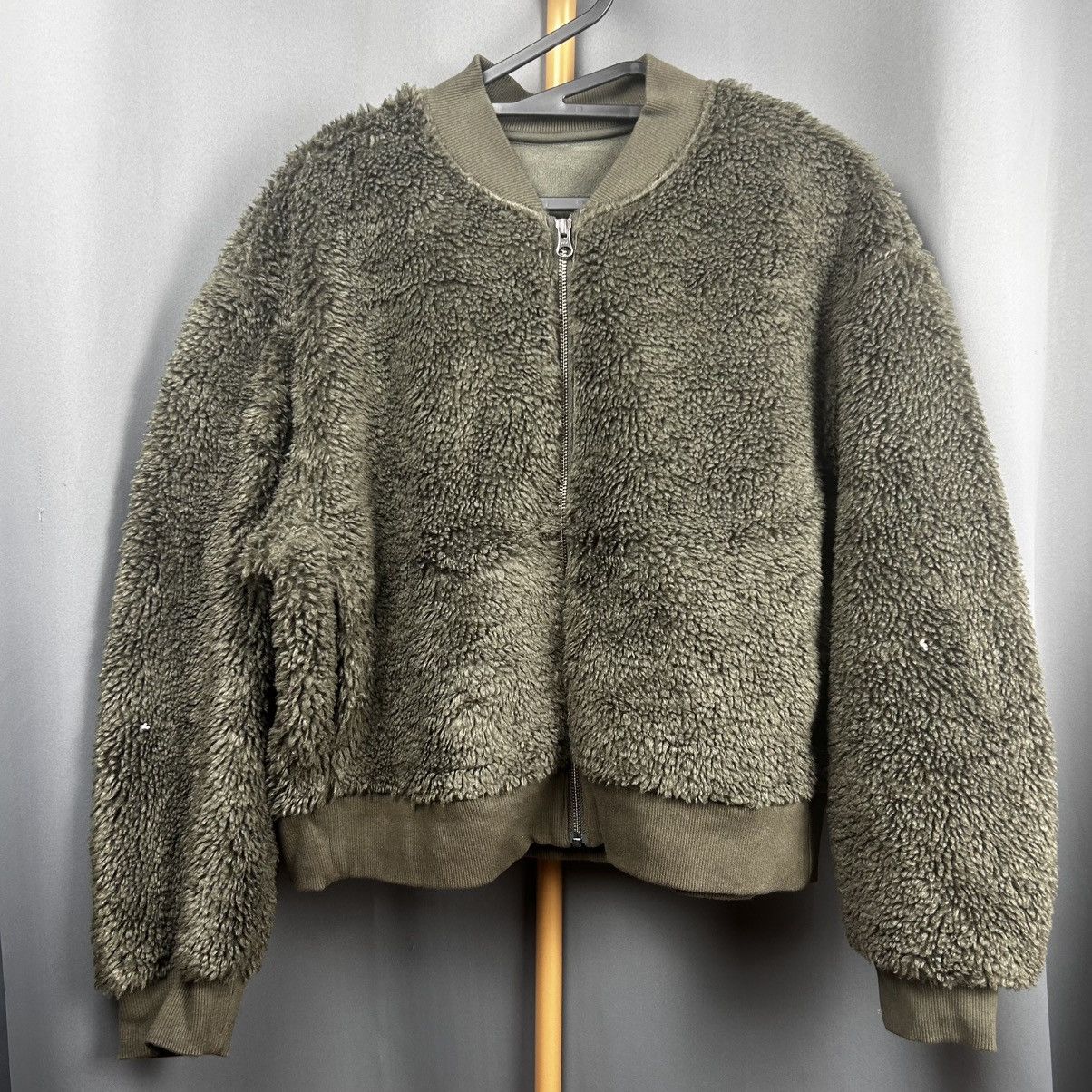 Uniqlo Vintage Uniqlo Army Green Sherpa Jacket Size US L / EU 52-54 / 3 - 1 Thumbnail