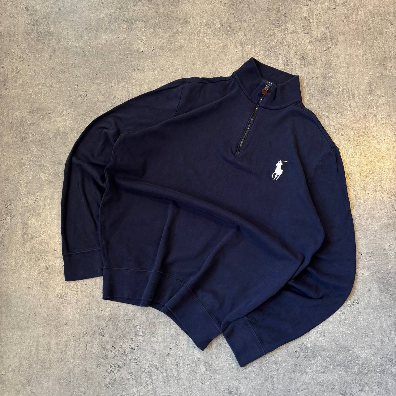 Polo Ralph Lauren × Vintage Old Money Polo Ralph Lauren Vintage 1/3 zip up sweater Size US M / EU 48-50 / 2 - 1 Thumbnail