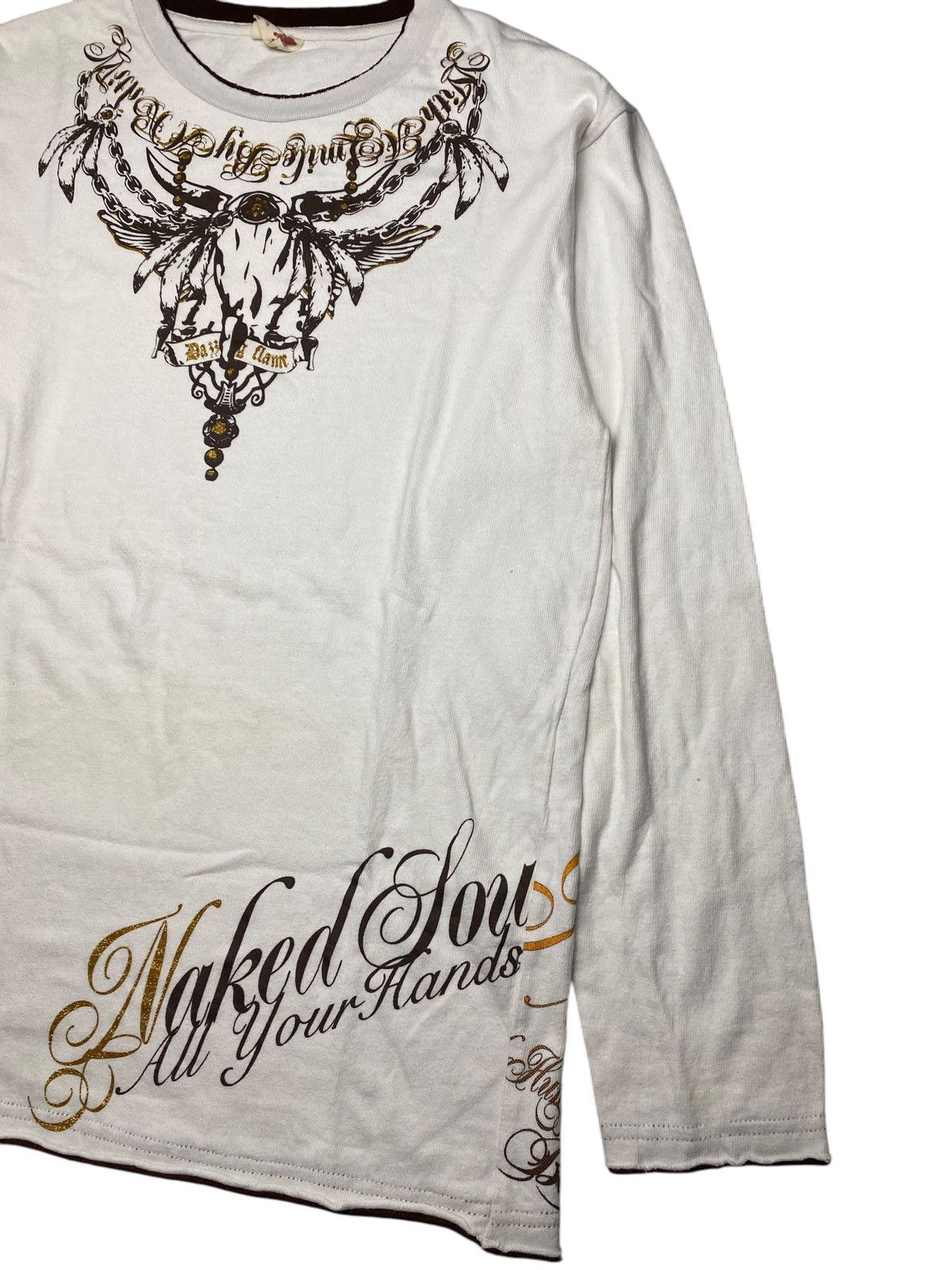 If Six Was Nine 2000's Oblo Design Ethnic Tribal Necklace Longsleeve Size US S / EU 44-46 / 1 - 6 Thumbnail