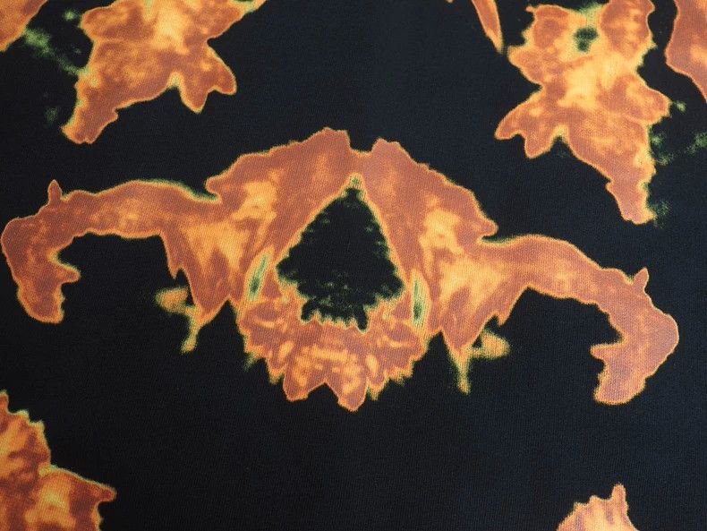 Givenchy Givenchy black flame hoodie Size US M / EU 48-50 / 2 - 4 Thumbnail