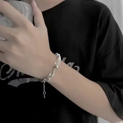 Jewelry Quartz Gemstone Beaded Bracelet Size ONE SIZE - 2 Thumbnail