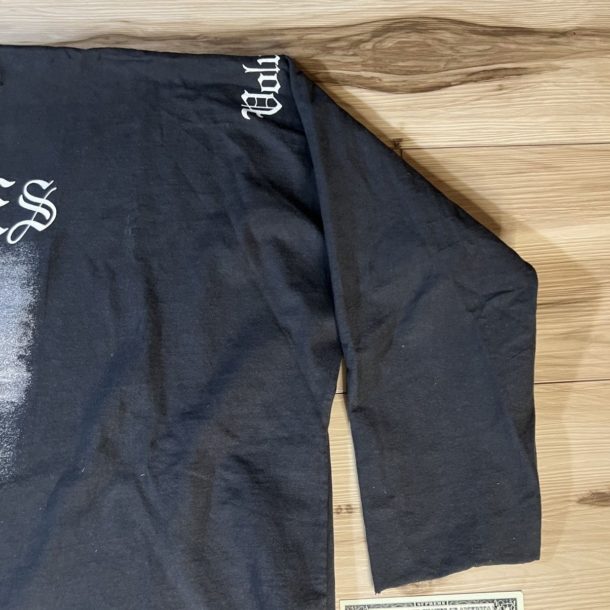 Yeezy Yeezy Vultures Tour Black Graphic Long Sleeve Shirt Size US L / EU 52-54 / 3 - 5 Thumbnail